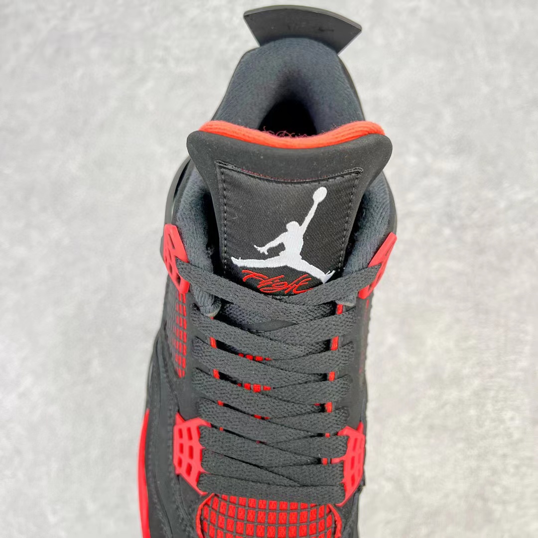 Air Jordan 4 AJ4 Retro Red Thunder 红雷电 黑红 低筒 男鞋 女鞋 籃球鞋 板鞋  CT8527-016