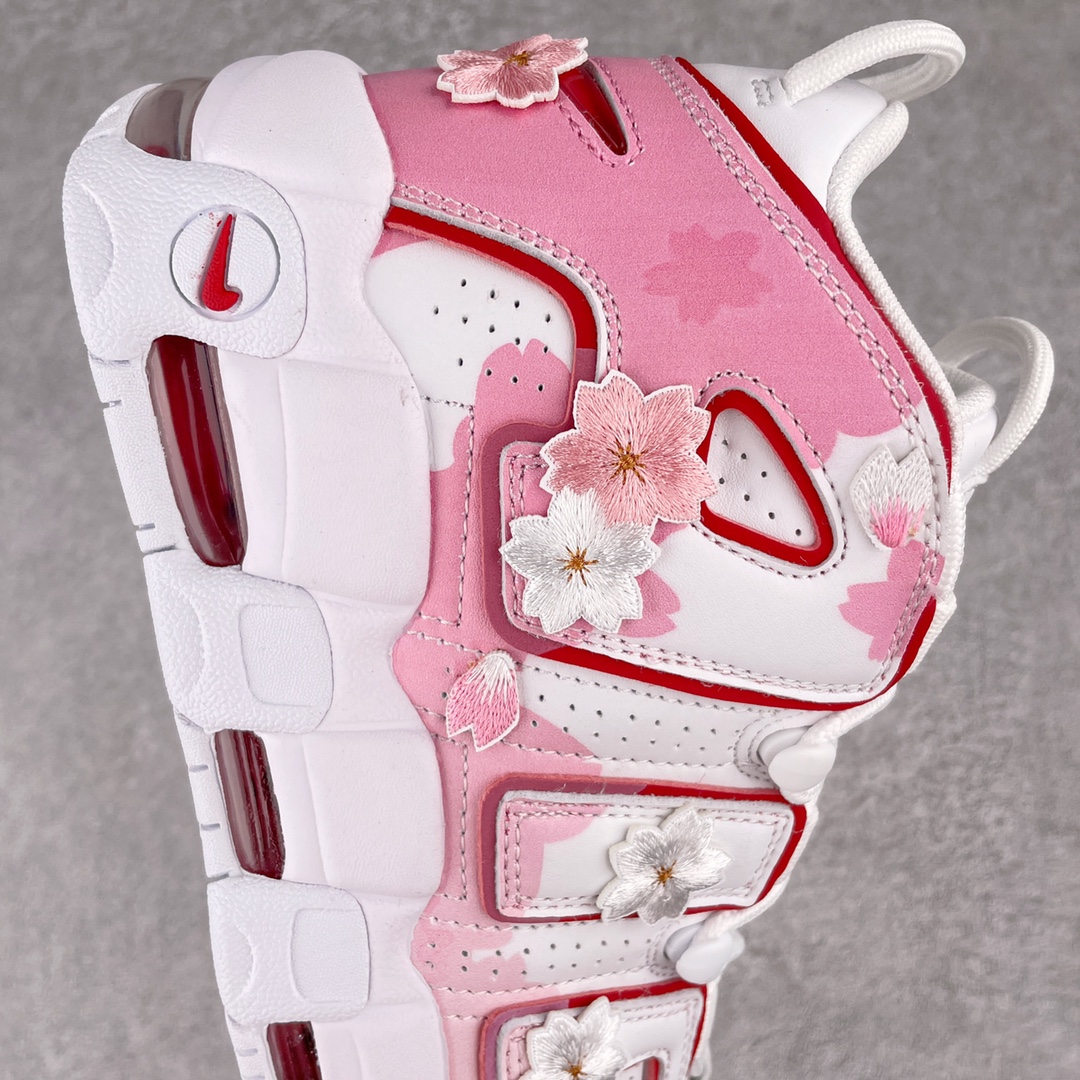 Air More Uptempo GS 樱花刺绣 男鞋 女鞋 休闲鞋 板鞋 篮球鞋 DJ5988-100