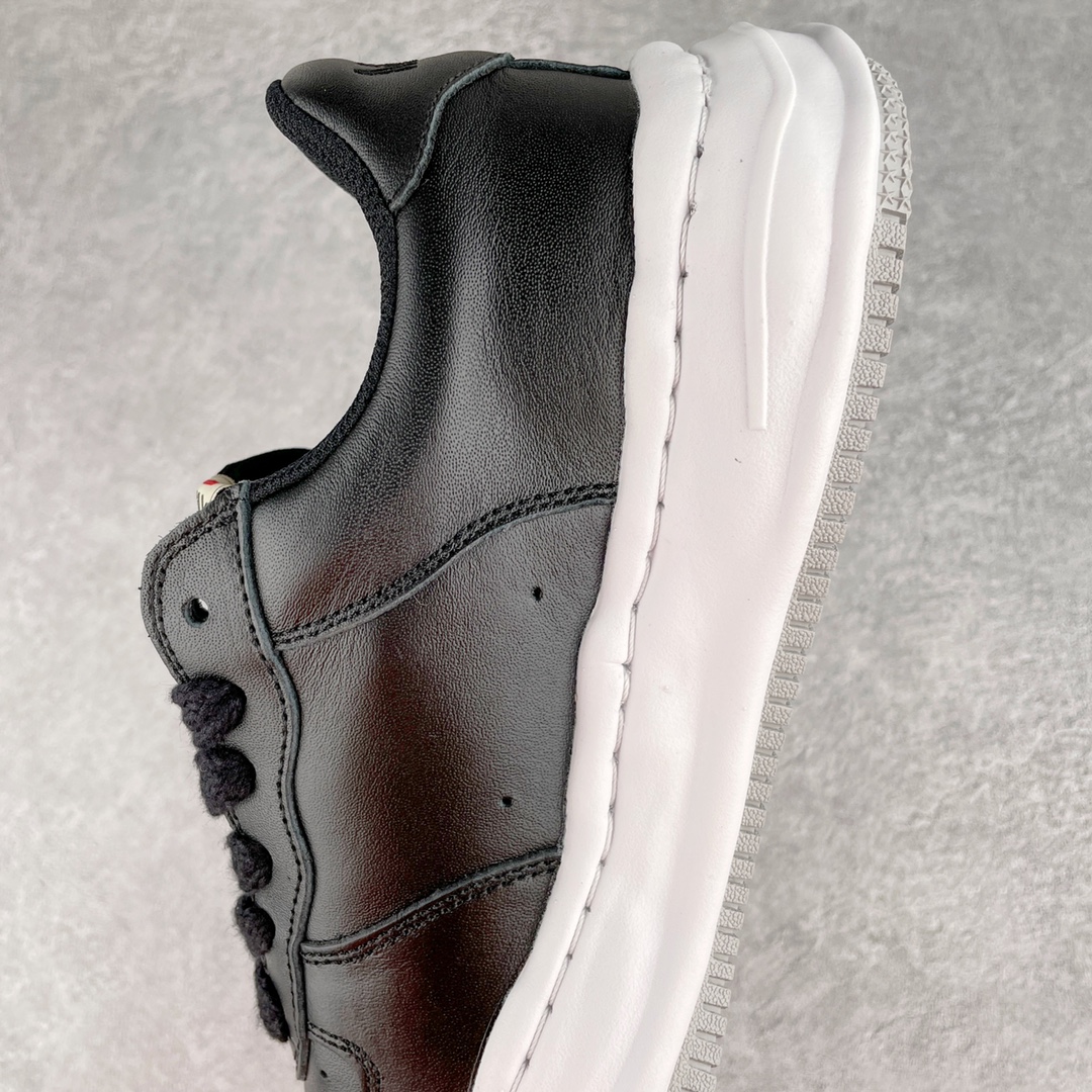 MIHARA YASUHIRO Original MMY 三原康裕 黑色 皮面 低筒 溶胶鞋 帆布鞋 板鞋 休闲鞋 增高鞋 男鞋 女鞋 A07FW702