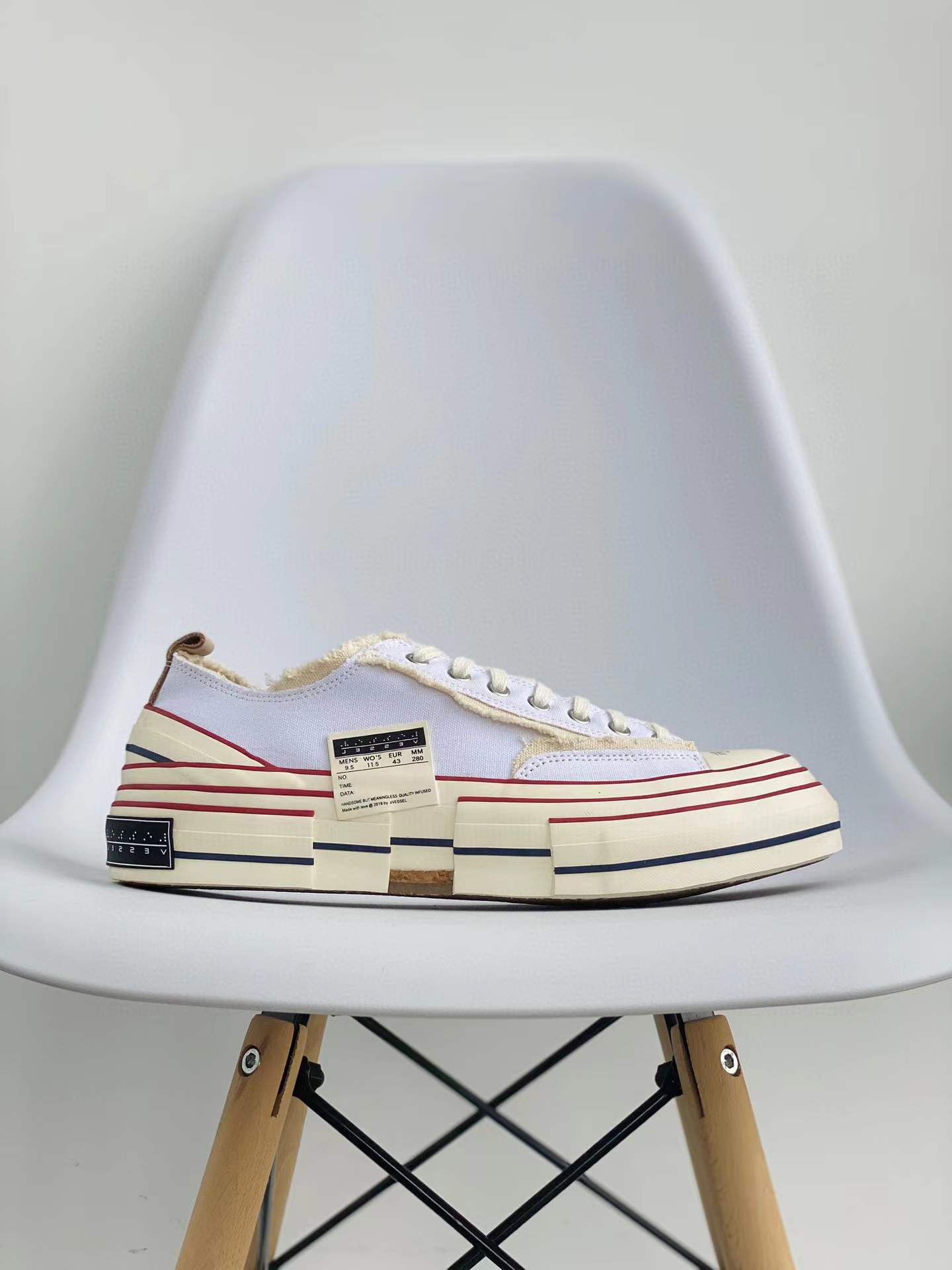 xVESSEL G.O.P. Lows White 吴建豪 白色 低筒 板鞋 休闲鞋 男鞋 女鞋 S19X001W