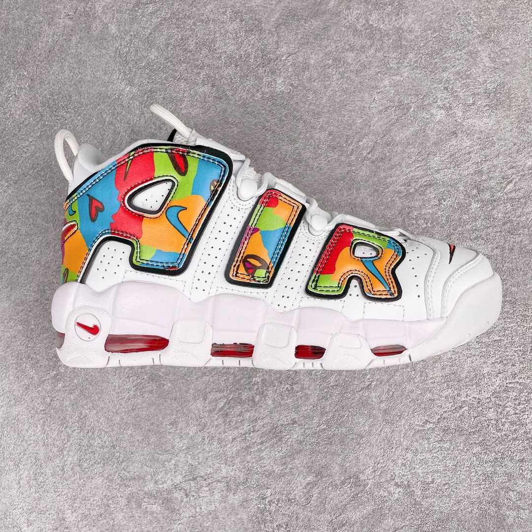 Air More Uptempo Peace Love Swoosh 彩色涂鸦  男鞋 女鞋 休闲鞋 板鞋 篮球鞋   DM8150-100