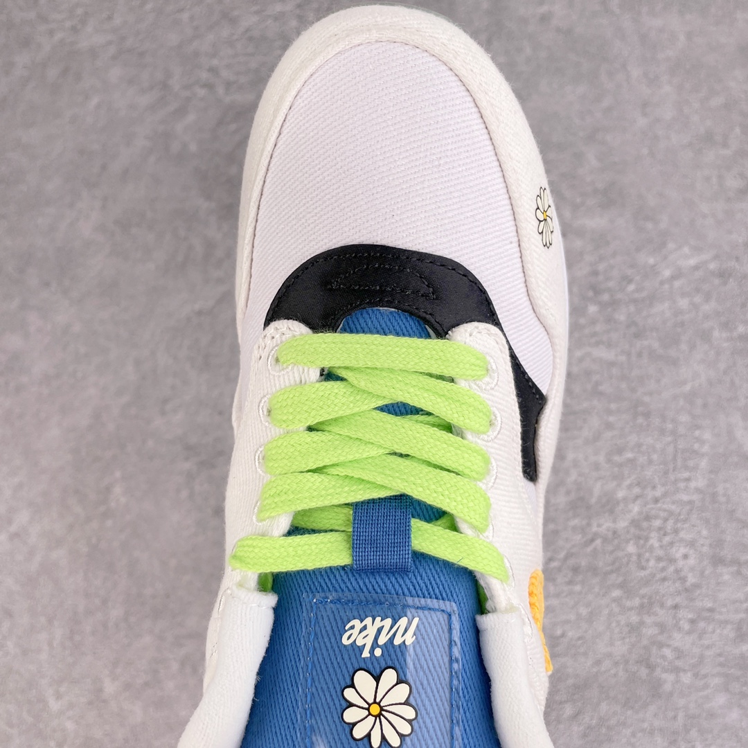 Air Max 1 Daisy Pack 小雏菊 灰白黄 低筒 减震运动鞋 休闲鞋 板鞋 男鞋 女鞋 CW6031-100