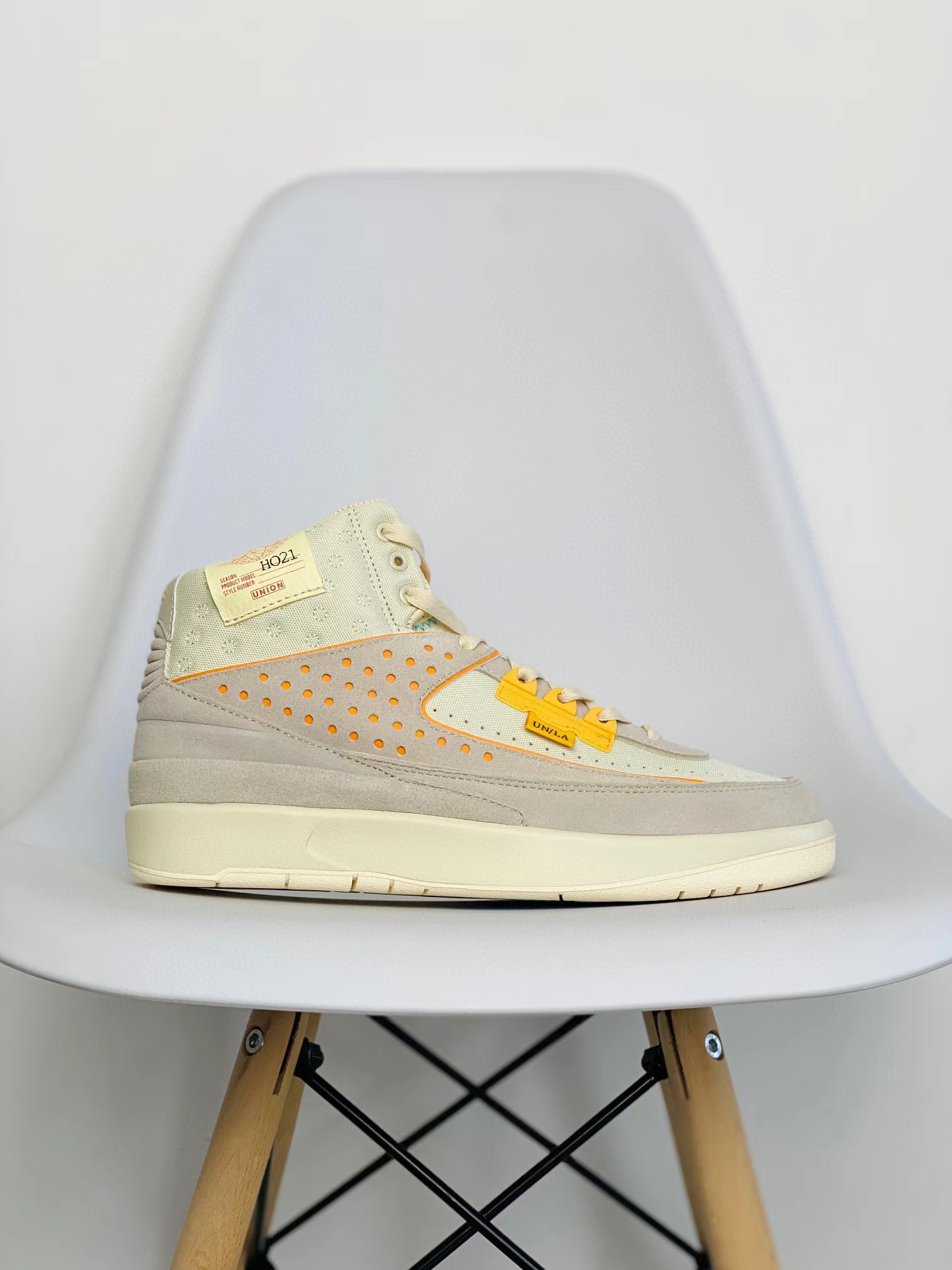 Union LA Air Jordan AJ2 Retro SP"Rattan" UN 联名米黄 复古篮球鞋 男鞋  DN3802-200