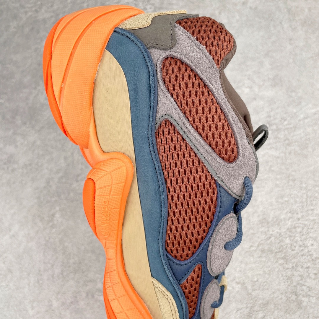 adidas originals Yeezy 500 Enflame 蓝橙 低筒 休闲鞋 运动鞋 老爹鞋 男鞋 女鞋 GZ5541