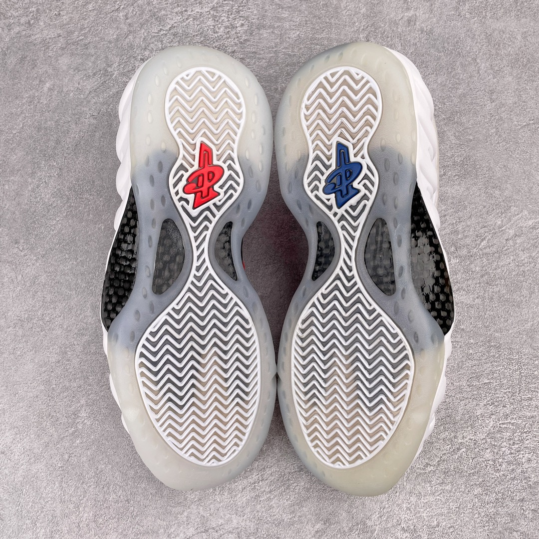 NIKE Air Foamposite One USA Vandalized 美国喷 红蓝鸳鸯 喷泡 篮球鞋 男鞋 碳板 AA3963-102