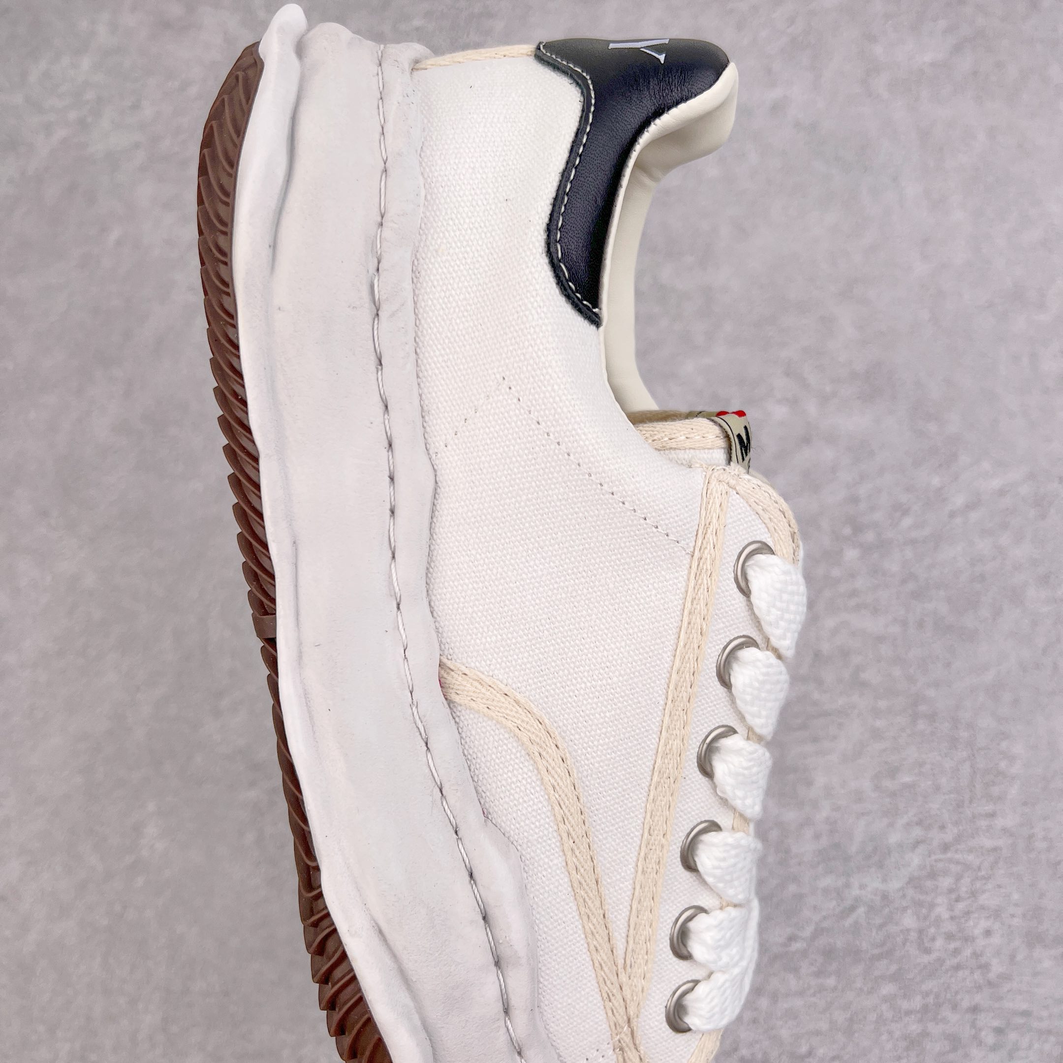 MIHARA YASUHIRO Original MMY 三原康裕 白色 水洗做旧 低筒 溶胶鞋 帆布鞋 板鞋 休闲鞋 增高鞋 男鞋 女鞋 