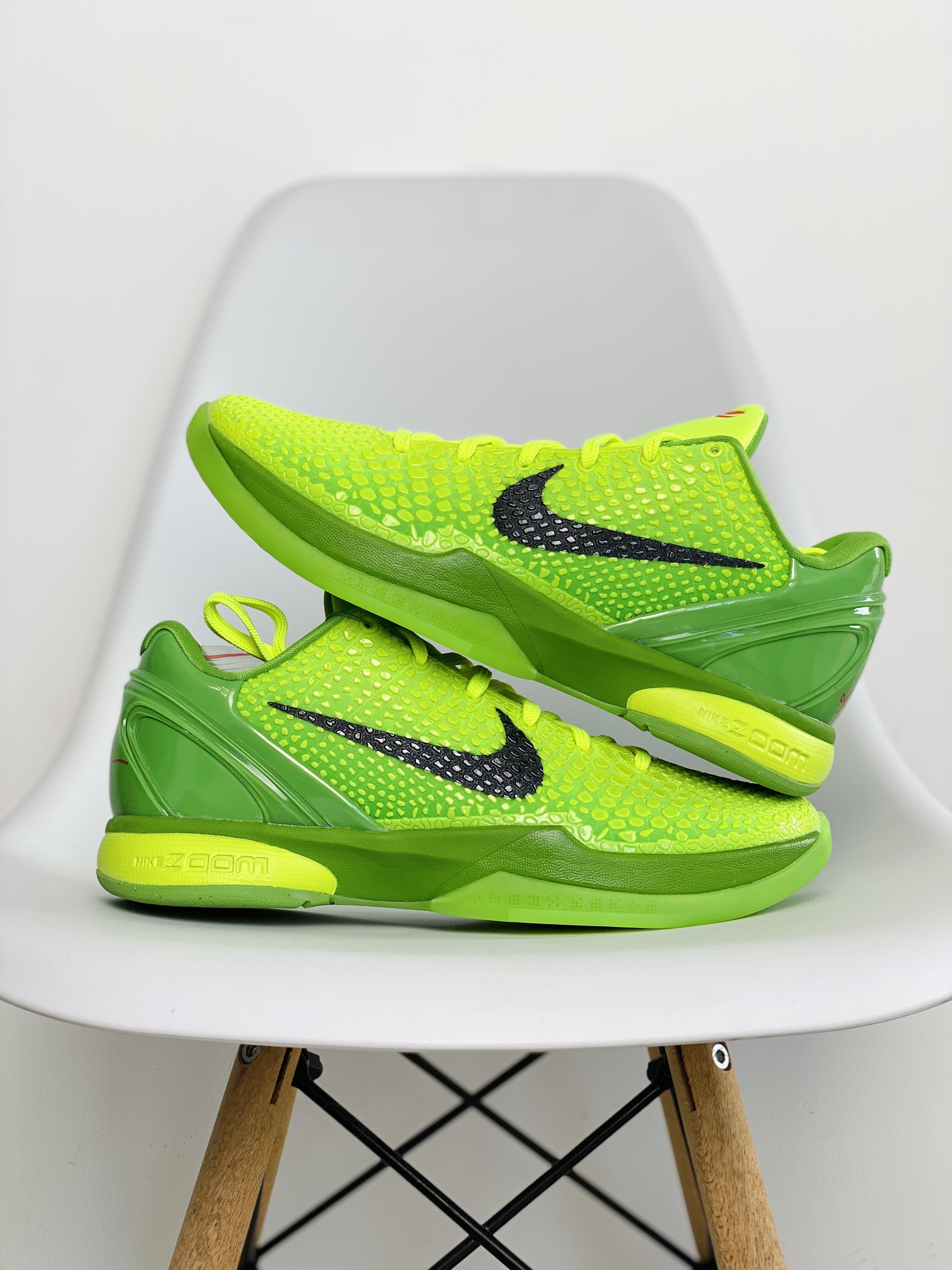 S2外贸 KOBE6 Protro Green Apple 科比 6 2020 復刻 前掌气垫 青竹絲 青蜂俠 球鞋 籃球鞋 實戰鞋  真碳板 男鞋 CW2190-300