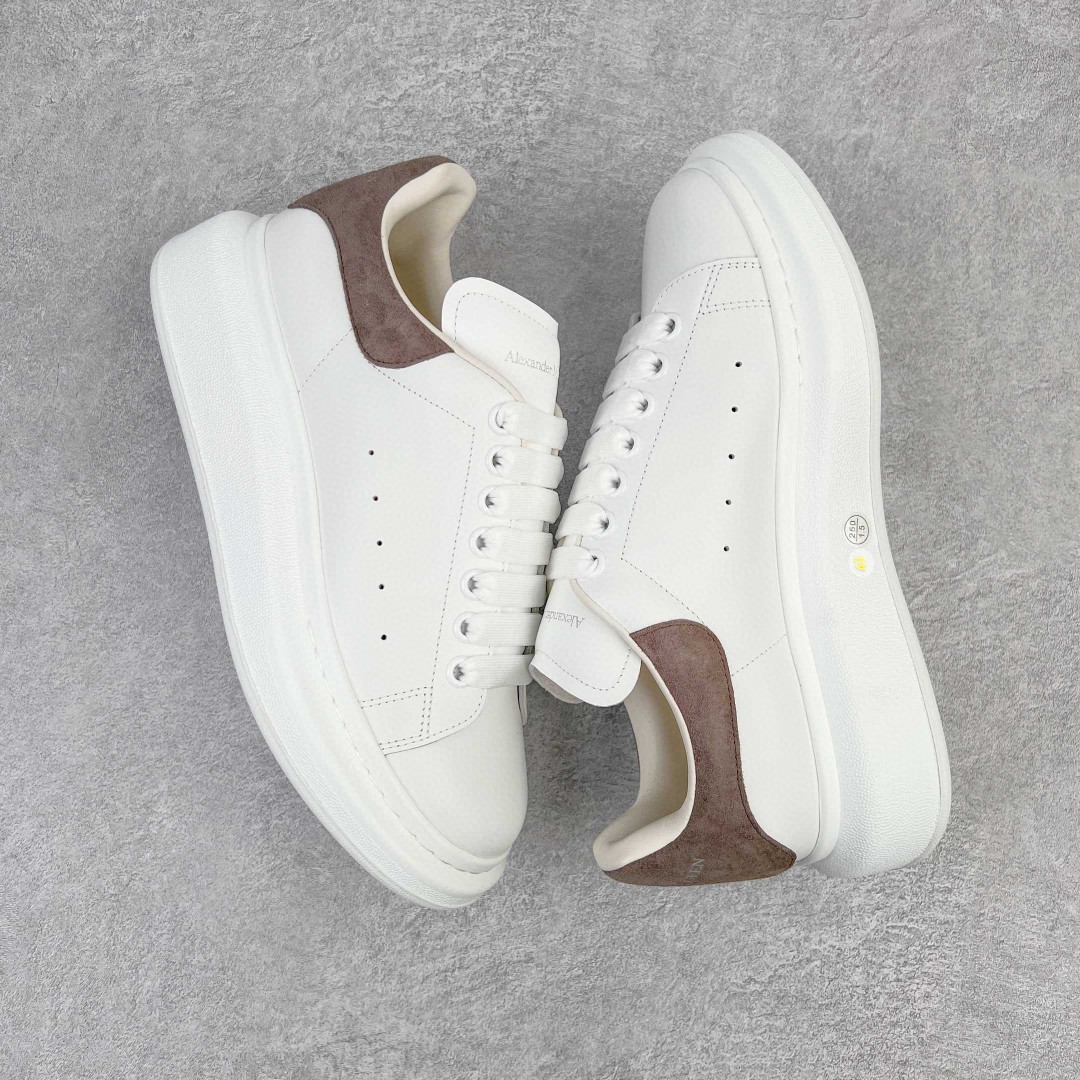 Alexander McQueen 麦昆 白棕 低筒 板鞋 休闲鞋 厚底鞋 增高鞋 男鞋 女鞋 553680WIBN29784