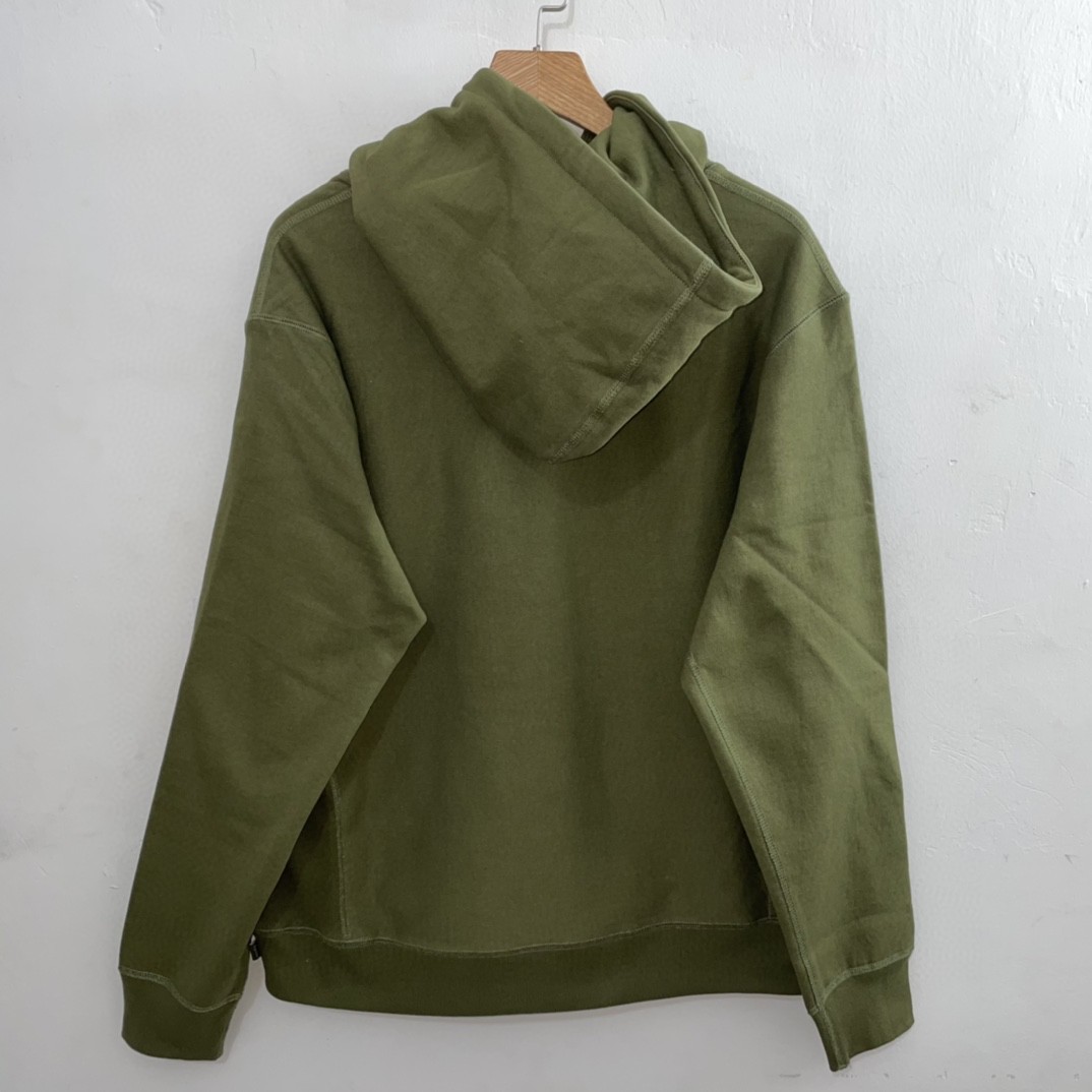 Supreme Week 15 Cross Box Logo Hooded Sweatshirt Logo 刺绣徽标 绿色 连帽卫衣 加绒加厚 宽松 男女同款 SUP-FW20-335