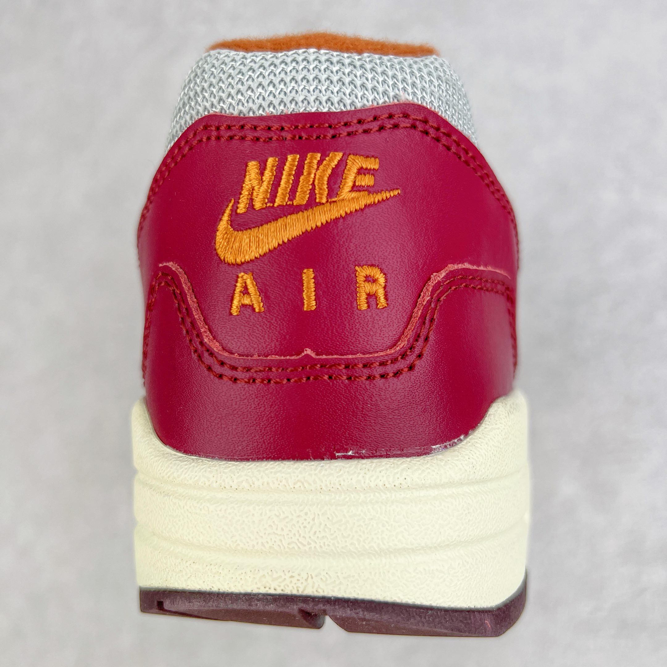Patta Air Max 1  Night Maroon 玫红色 波浪纹 低筒 减震运动鞋 休闲鞋 板鞋 男鞋 女鞋 DH1348-001