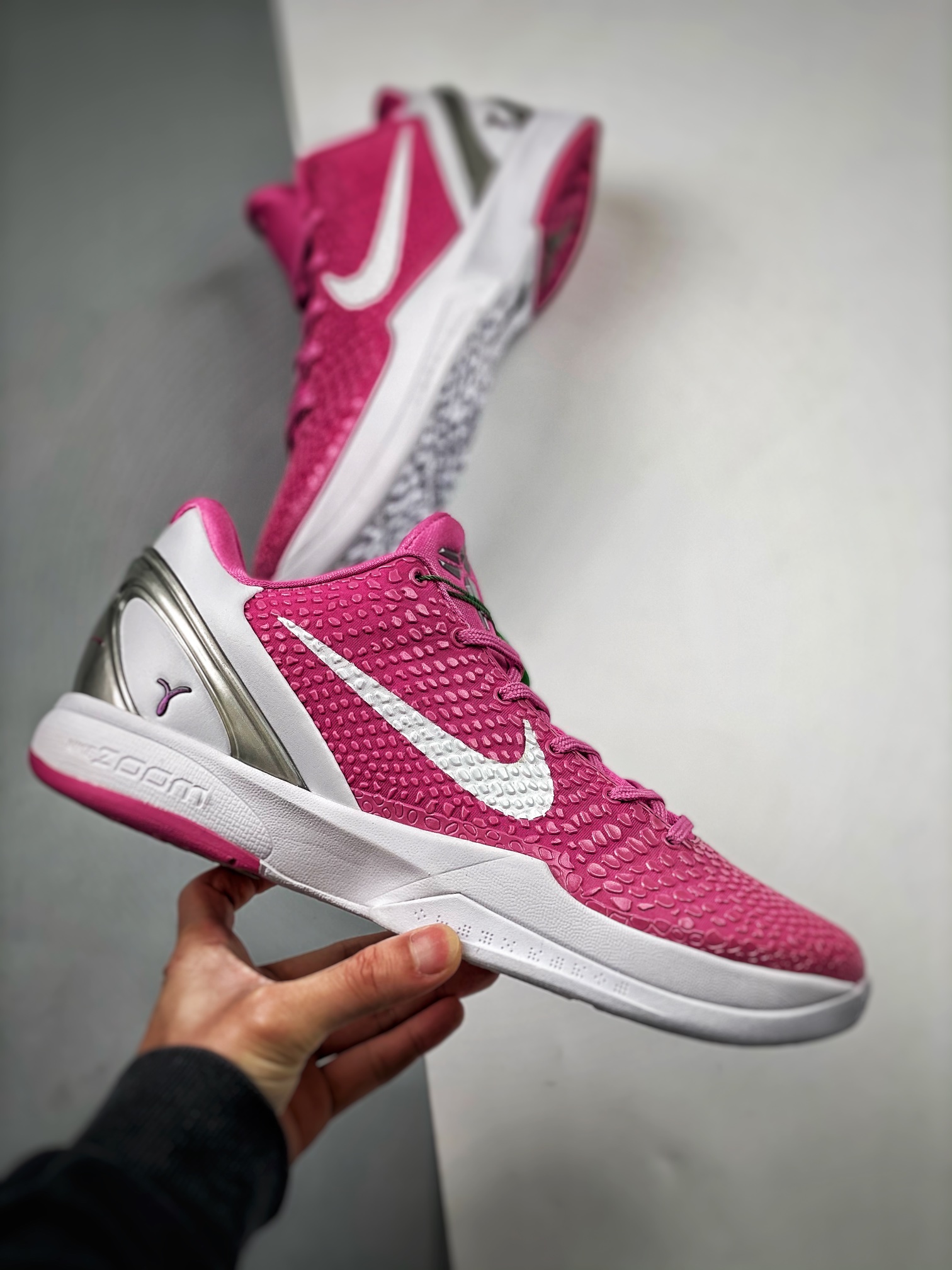 S2外貿 KOBE6 Kay Yow Think Pink 乳腺癌 前掌氣墊 低筒 球鞋 籃球鞋 實戰鞋  真碳板 男鞋 429659-601