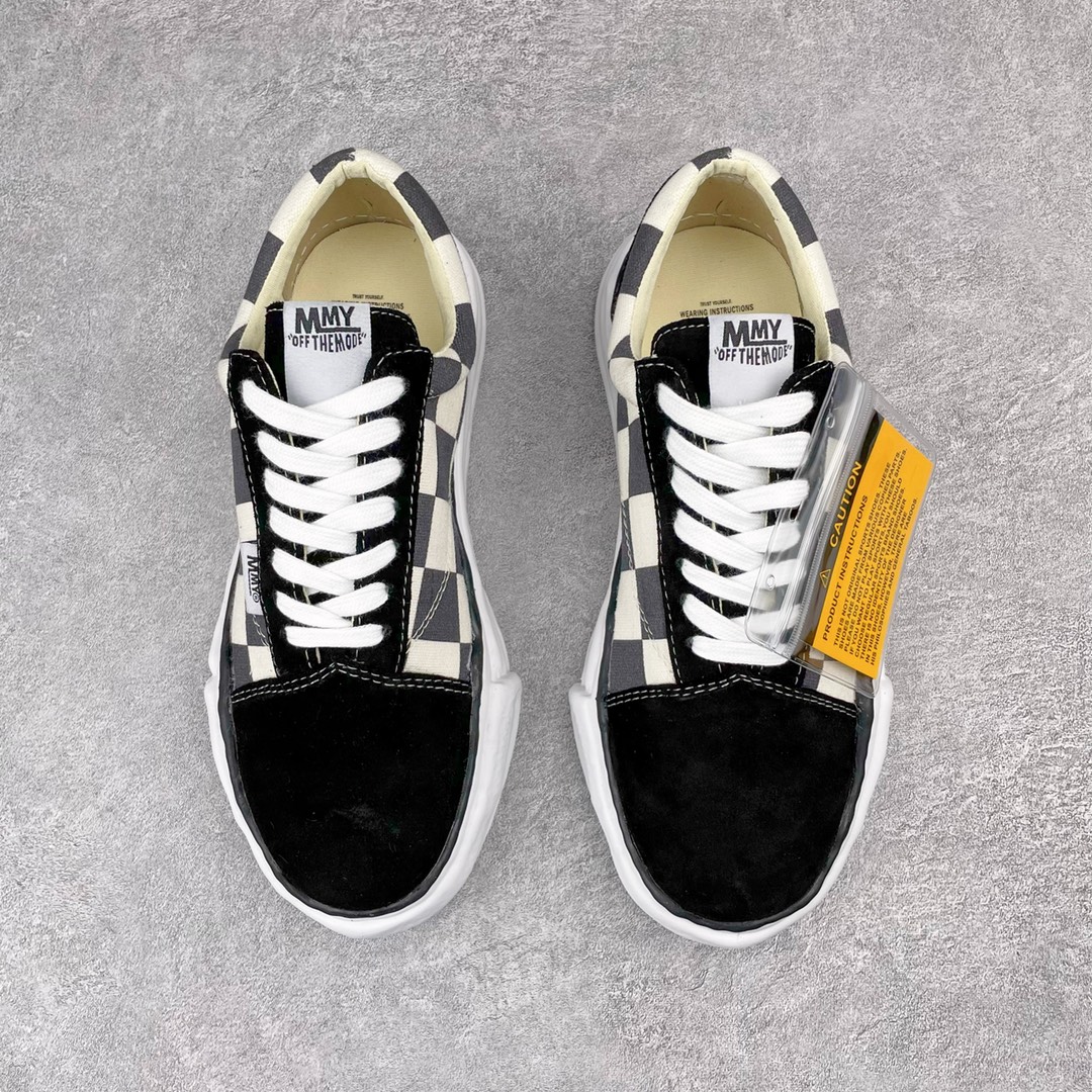 MIHARA YASUHIRO Original MMY 三原康裕 棋盘格 拼接 低筒 溶胶鞋 帆布鞋 板鞋 休闲鞋 增高鞋 男鞋 女鞋 