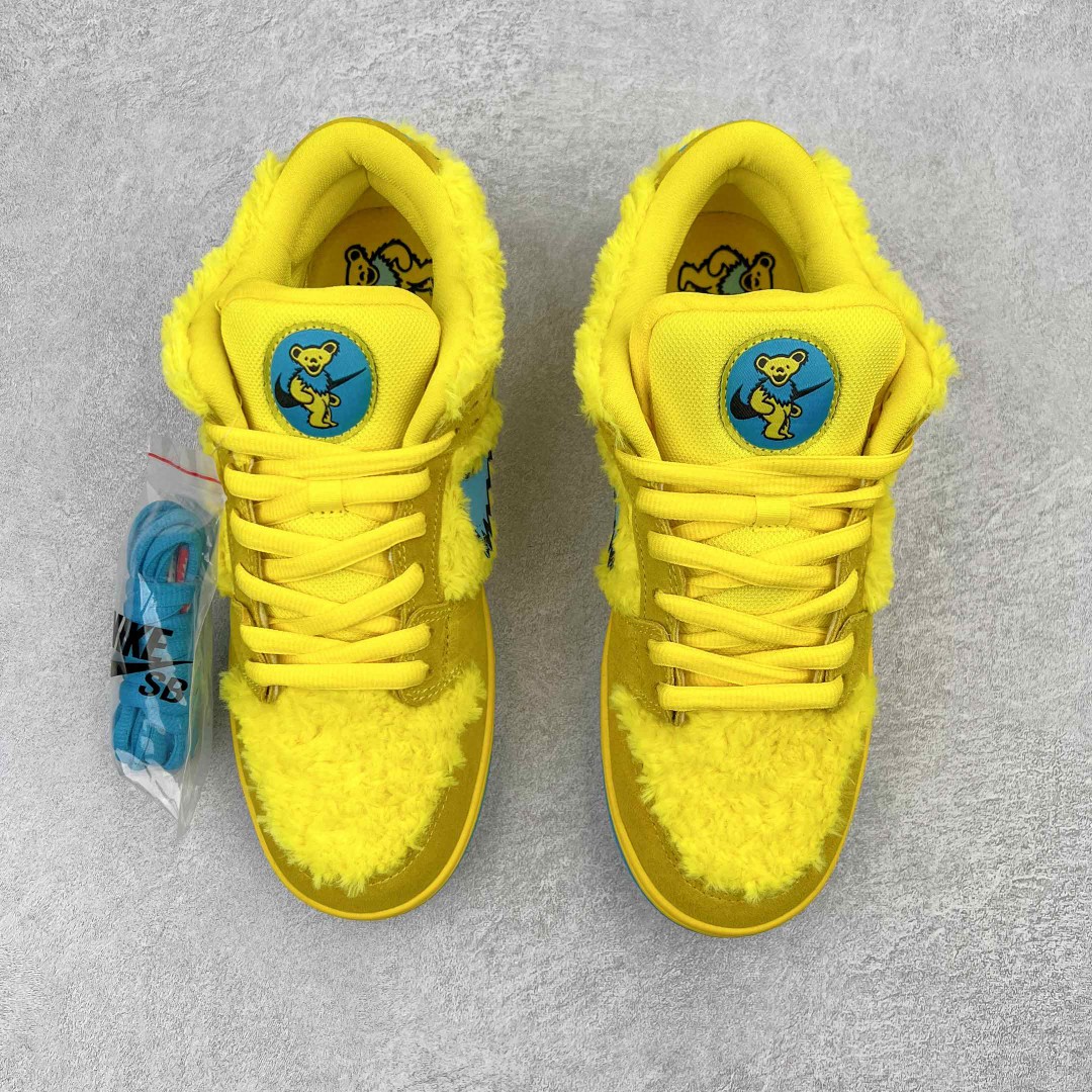 Grateful Dead x SB Dunk Low Pro Opti Yellow 跳舞小熊 黄蓝 低筒 复古板鞋 休闲鞋 男鞋 女鞋 CJ5378-700