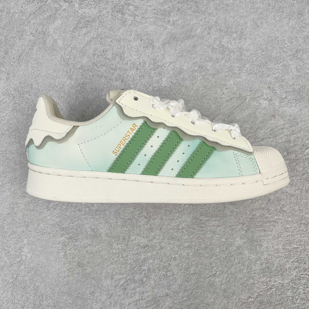 Adidas originals 贝壳头 樱花 少女心 奶油 白绿 低筒 板鞋 休闲鞋 运动鞋  男鞋 女鞋 GW4441