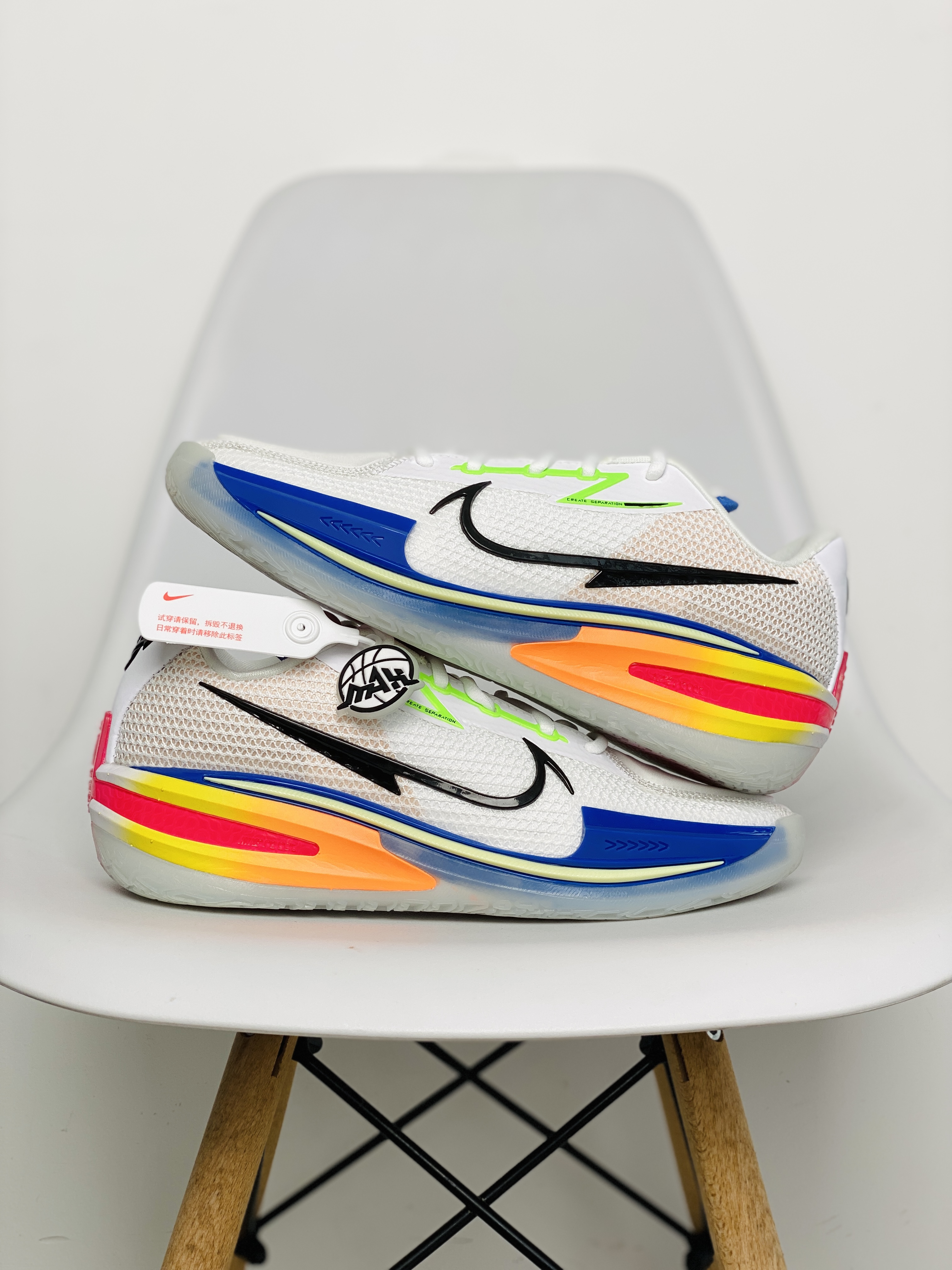 灭世纯原 GT Cut 白蓝灰 七彩  低筒 篮球鞋 球鞋 实战鞋 全掌气垫 TPU抗扭 男鞋 DX4112-114