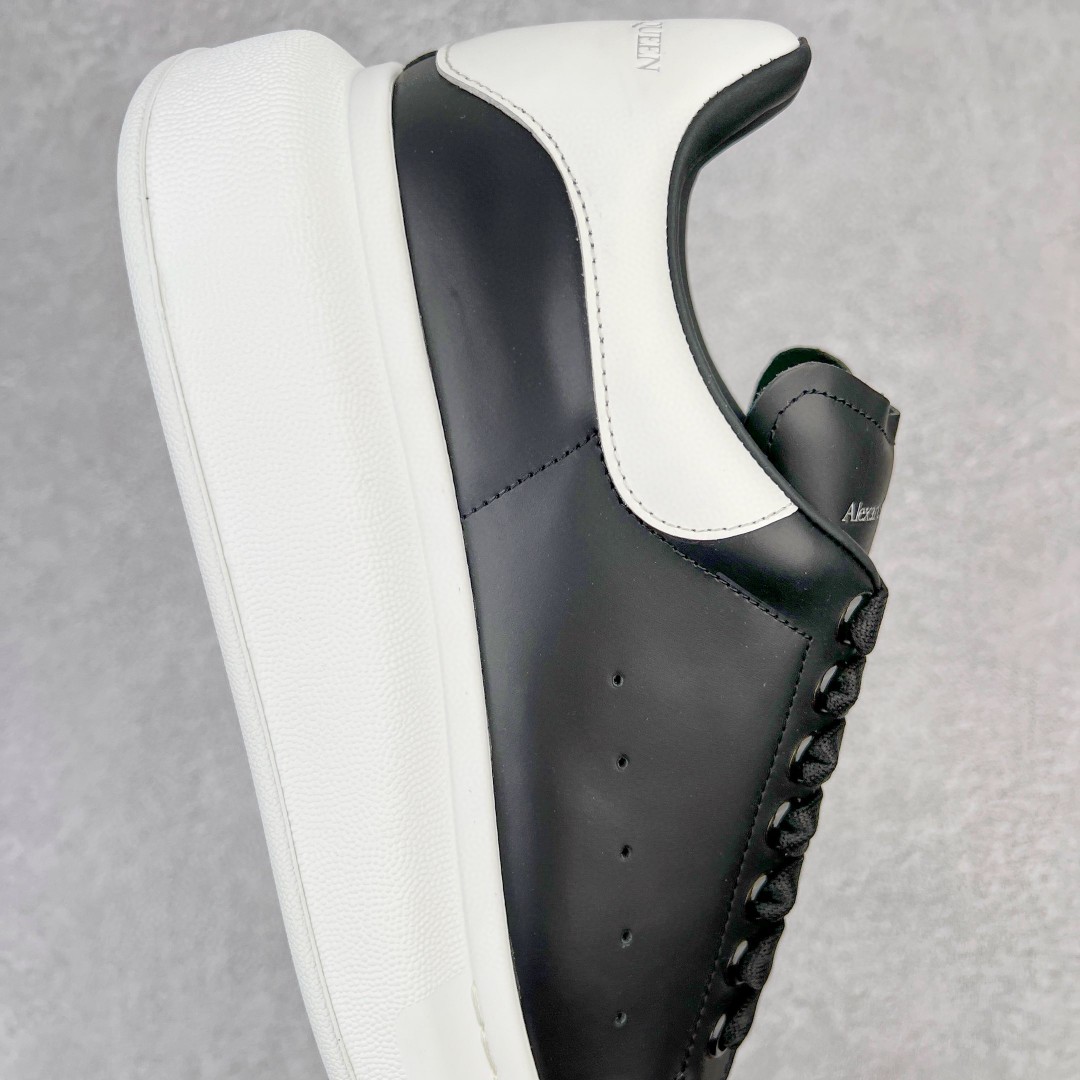 Alexander McQueen 麦昆 黑色 白尾 低筒 板鞋 休闲鞋 厚底鞋 增高鞋 男鞋 女鞋 553680WHGP51070