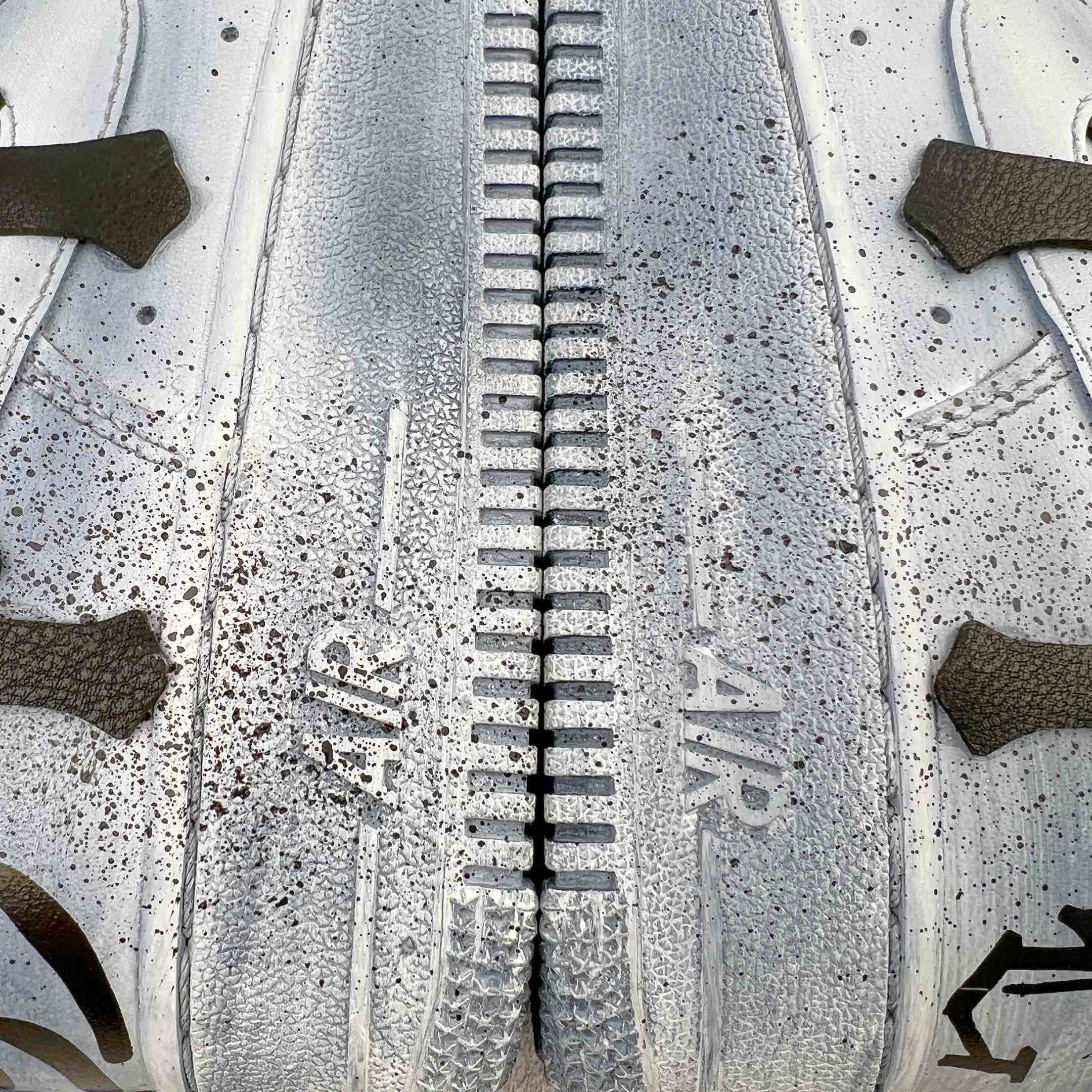 高级客制 Air Force 1'07 Low"White Blue  Chrome Hearts  旧泼墨克罗心  低筒  空军一号 休闲鞋 板鞋 男鞋 