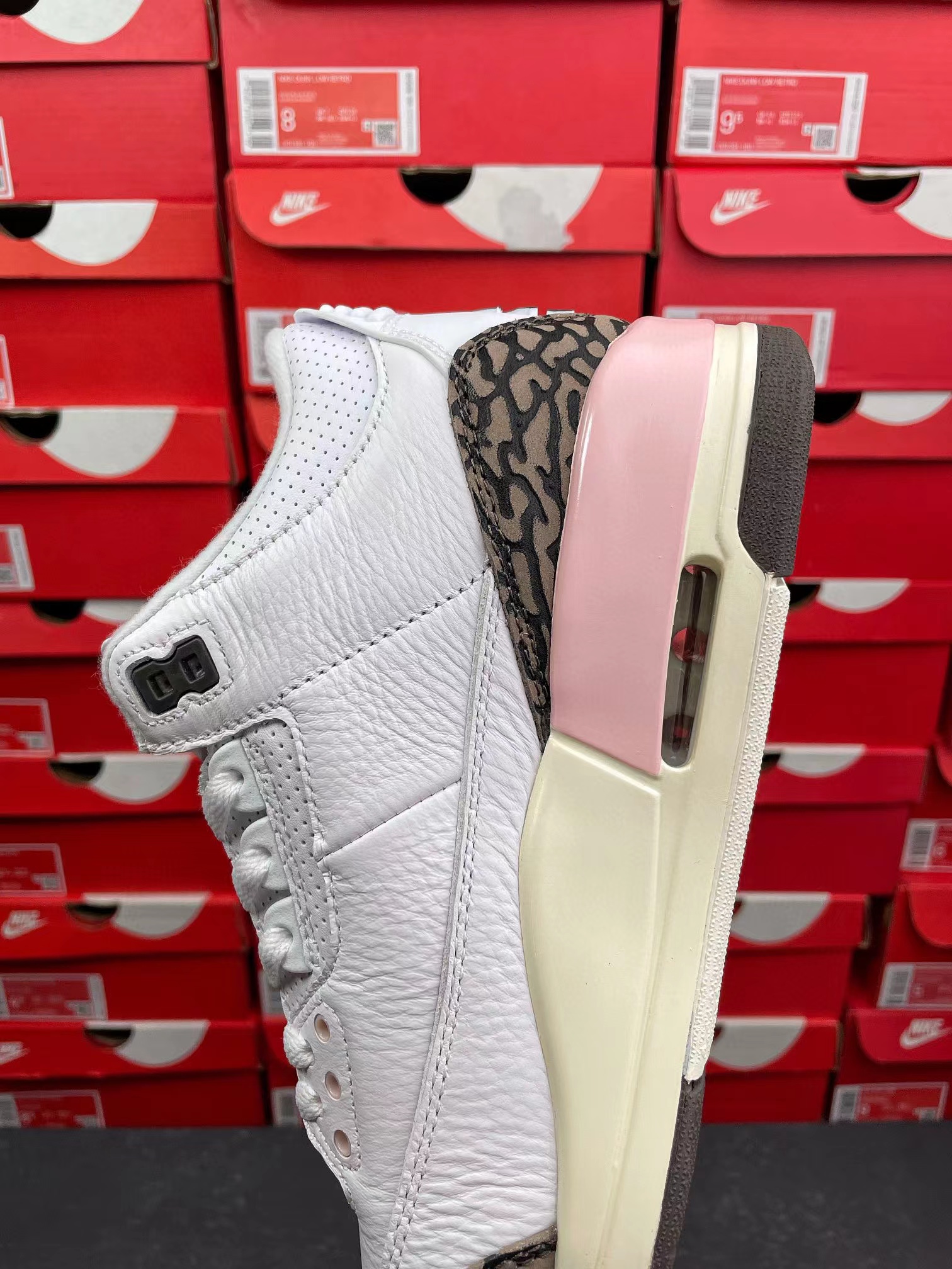 Air Jordan 3 Retro Dark Mocha  AJ3 櫻花 粉 女款 低筒 休闲鞋 篮球鞋 板鞋   CK9246-102