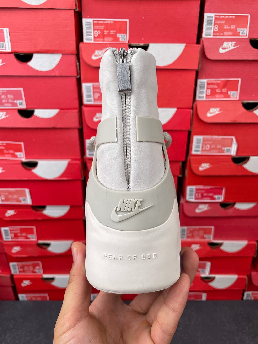 Nike Air Fear Of God 1 FOG 白灰 高筒 篮球鞋 球鞋 实战鞋 运动鞋 AR4237-002