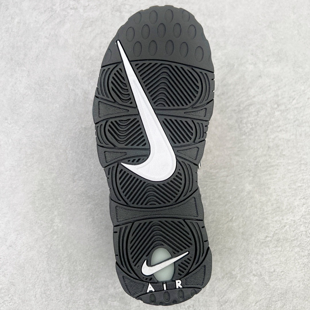 新版 Nike Air More Uptempo Black White 皮蓬 大AIR 黑色 低筒 篮球鞋 男鞋 女鞋 415082-002