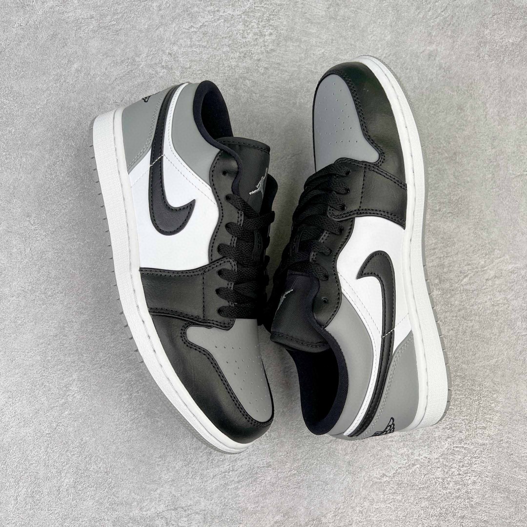 Air Jordan 1 Low Shadow Toe AJ1 黑灰 小黑灰脚趾 板鞋 休闲鞋 女鞋 男鞋 553558-052