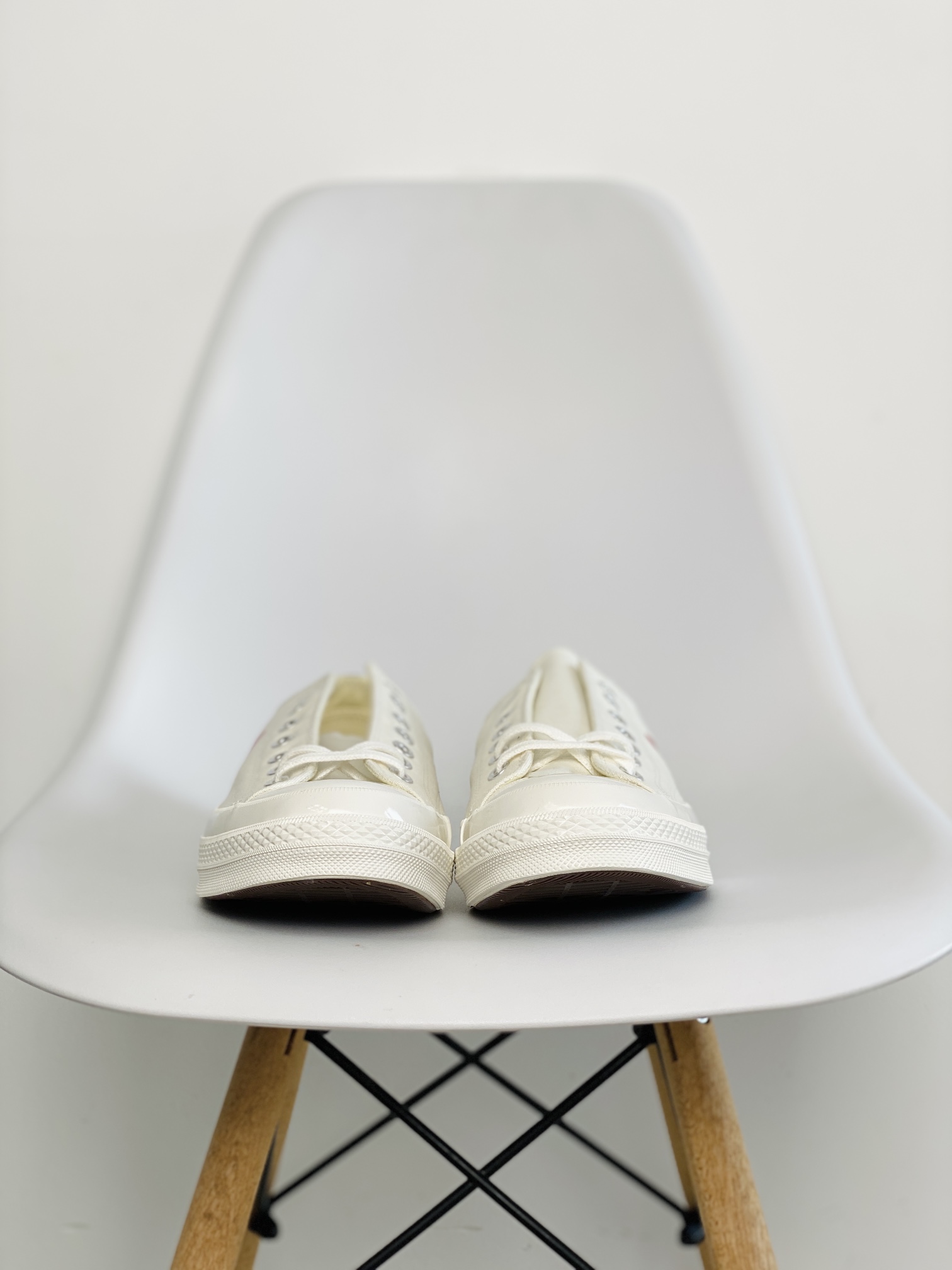 CDG Converse Chuck Taylor All Star 1970S 白色 川久保玲 爱心联名款  低筒 帆布鞋 板鞋 休闲鞋  男鞋 女鞋 150207C