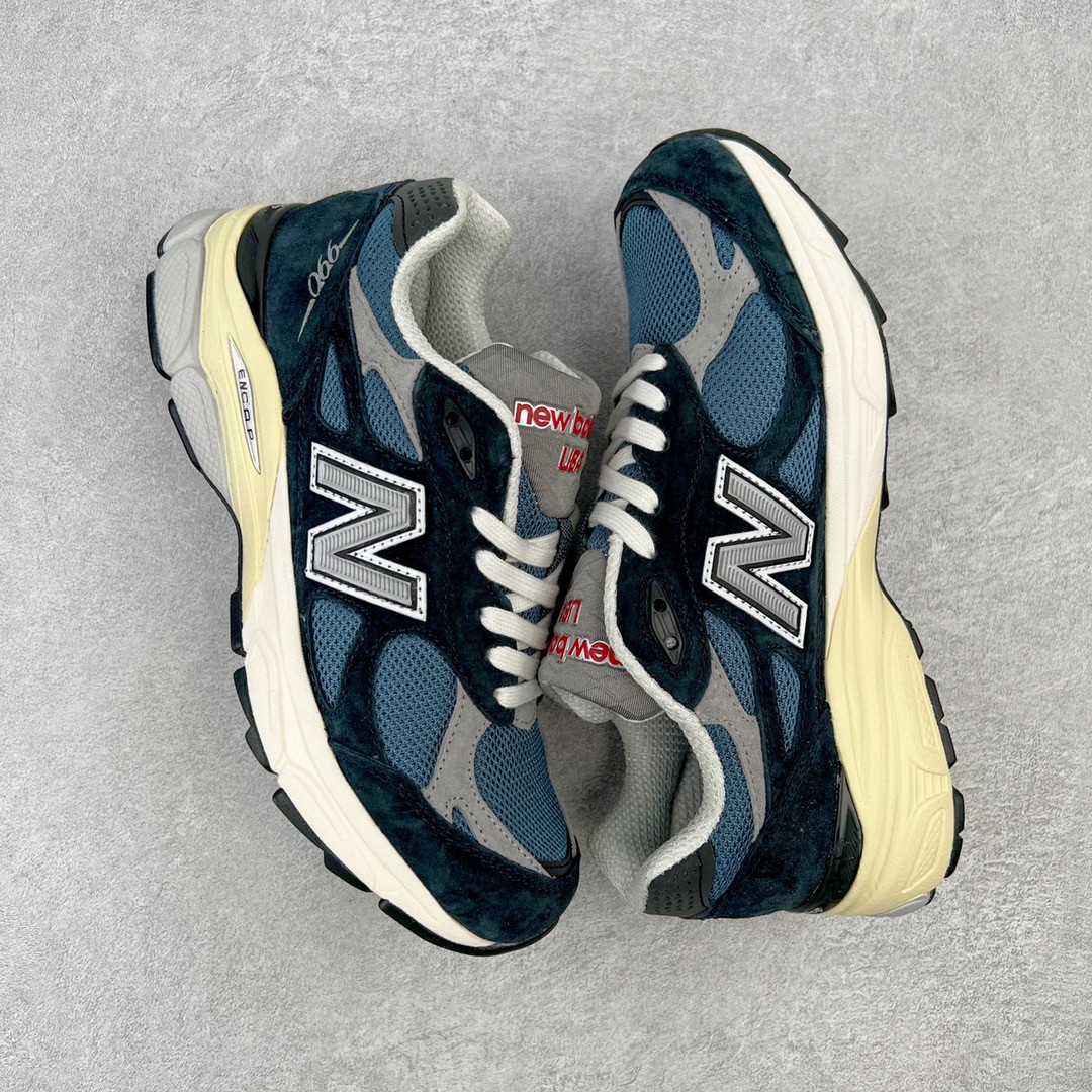 New Balance 990 V3 Teddy Made 海军蓝 低筒 复古跑鞋 休闲鞋 板鞋 运动鞋 男鞋 女鞋 M990TE3