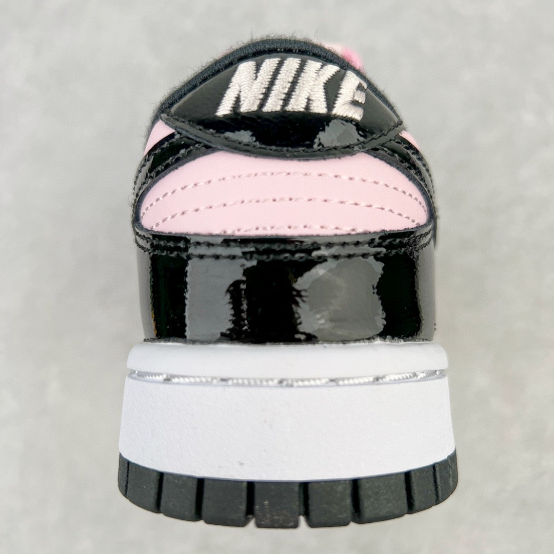 dunk Low SEE Pink Black 黑粉 漆皮 低筒 复古板鞋 休闲鞋 男鞋 女鞋  DJ9955-600