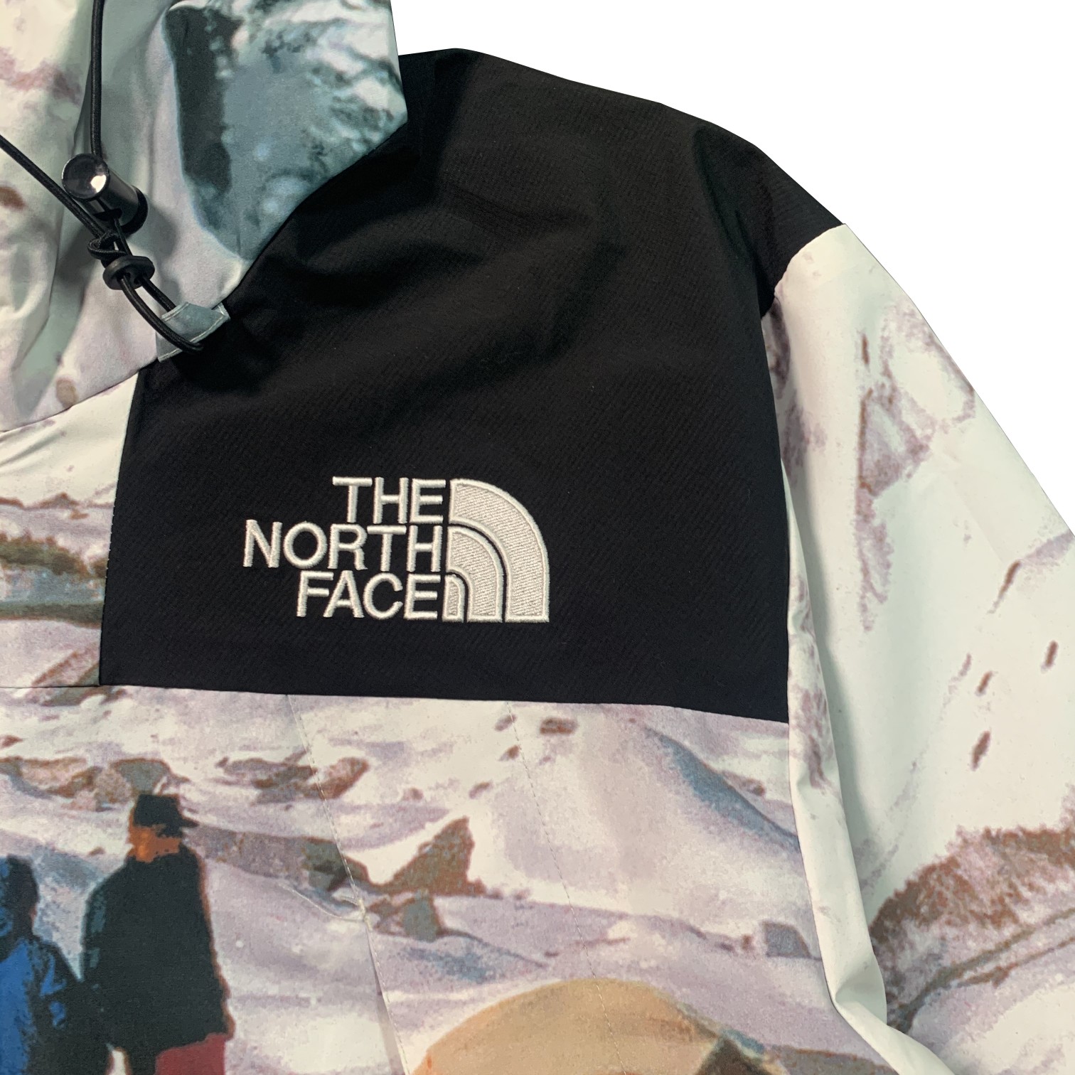 INVNCIBLE  The North Face Printed Mountain Jacket 聯名款  雪山基地營 衝鋒衣 夾克 防水 防風 保暖長袖 外套 風摟 男款 女款 NF0A4NDNS58
