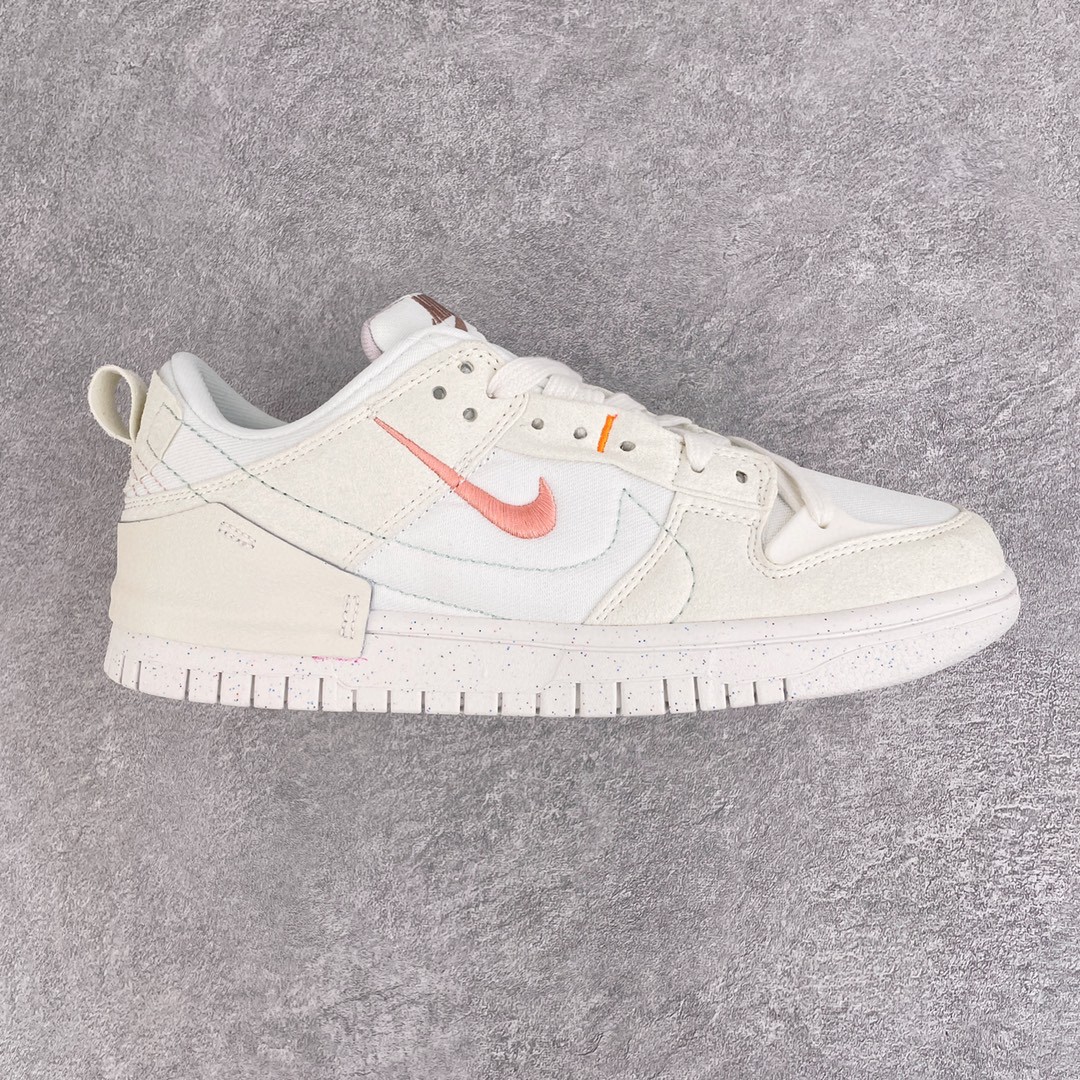   Dunk Low Disrupt 2 Pale lvory 米色 低筒 复古板鞋 休闲鞋 男鞋 女鞋 DH4402-100