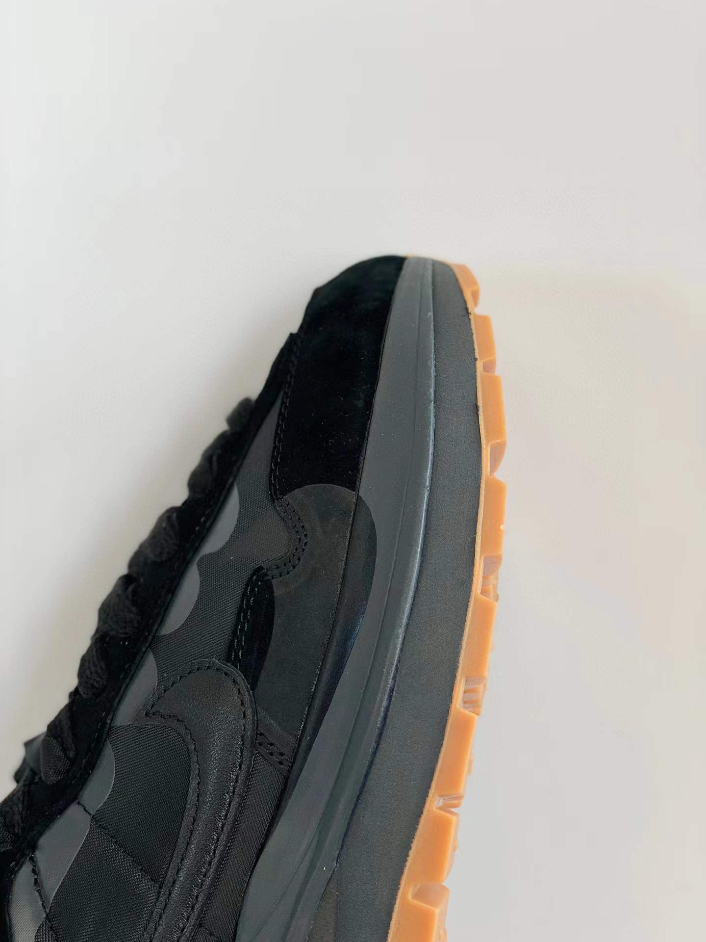 Sacai 3.0 VaporWaffleBlack and Gum 黑色 黑生胶  低筒 华夫鞋 增高男女鞋 结构解构鞋 复古休闲鞋  DD1875-001