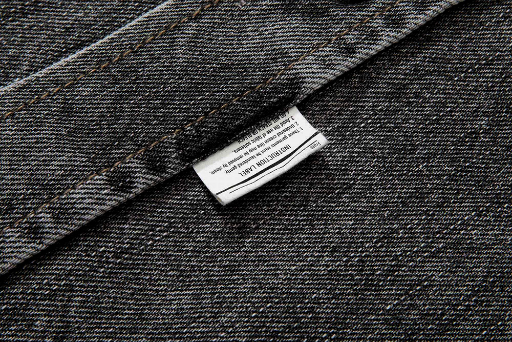 MADNESS 22FW  牛仔衬衣 黑色 日系 外套长袖 秋冬季 休闲 男女同款