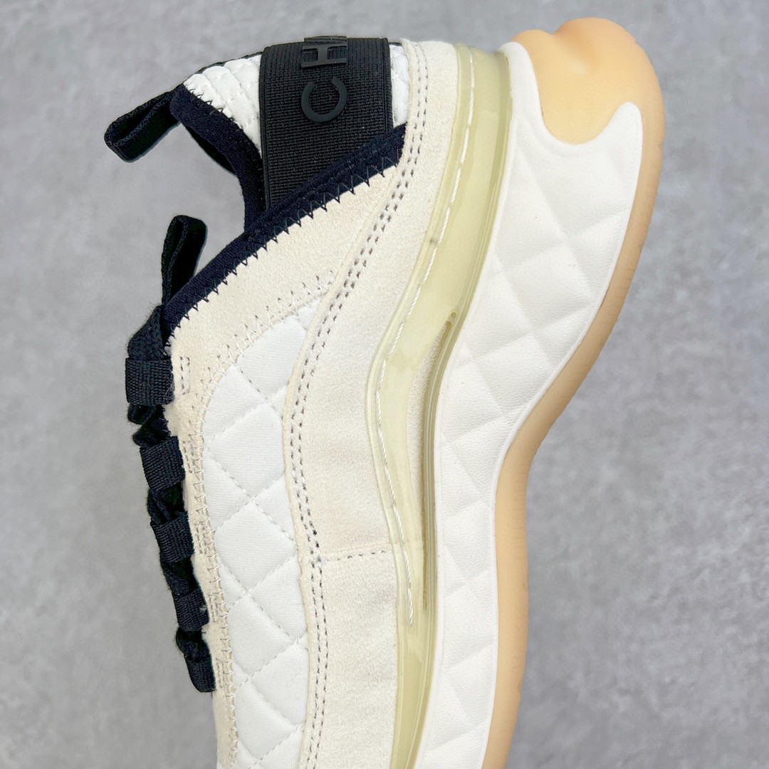 CHANEL 香奈儿 白色 金扣 小牛皮 低筒 运动鞋 休闲鞋 跑步鞋 女鞋 G38501 Y55619 K3543