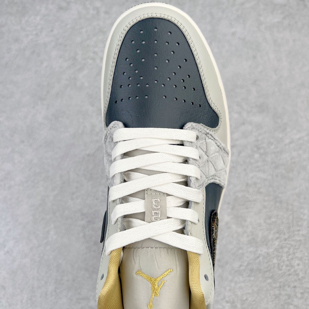 Air Jordan 1 Low SE AJ1 黑灰 绸缎 低筒 休閒鞋 板鞋 男鞋 DV1762-001
