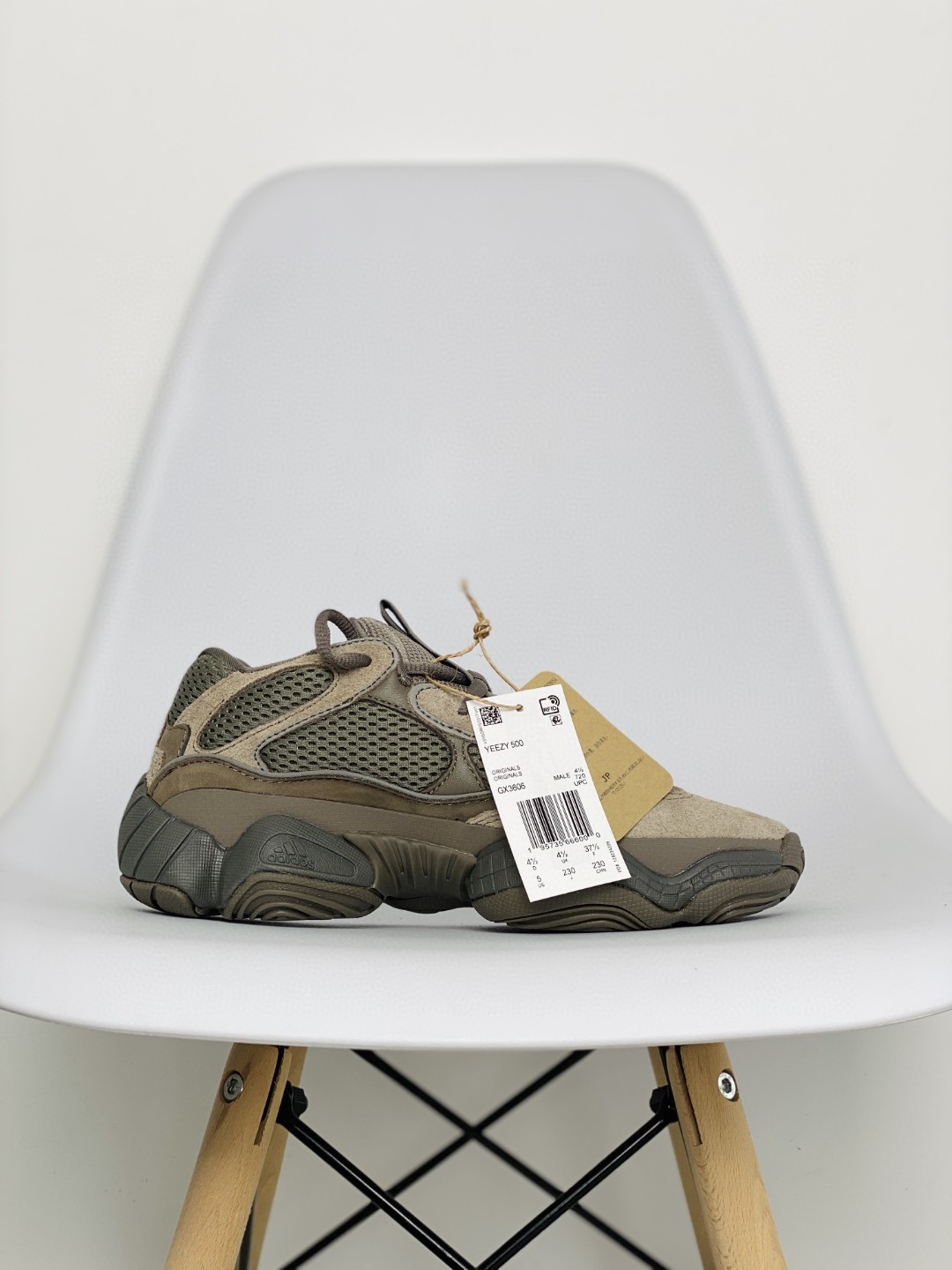 adidas originals Yeezy 500 Clay Brown 深棕色 山野迷踪 低筒 休闲鞋 运动鞋 老爹鞋 男鞋 女鞋 GX3606