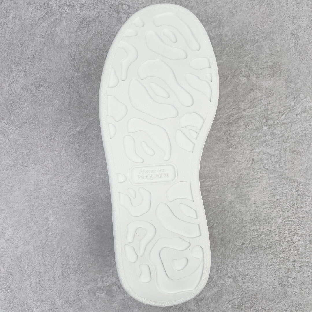 Alexander McQueen 麦昆 白色 黑白尾 低筒 板鞋 休闲鞋 厚底鞋 增高鞋 男鞋 女鞋 625156WHXMT9074