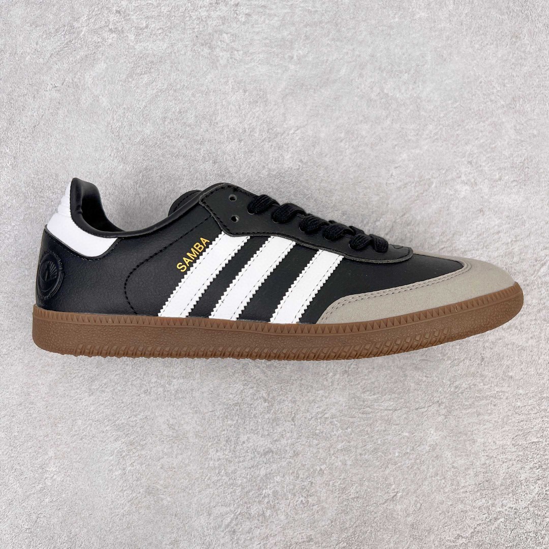 Adidas Originals Samba Vegan 黑灰 低筒 复古板鞋 休闲鞋 男鞋 女鞋 FX9042
