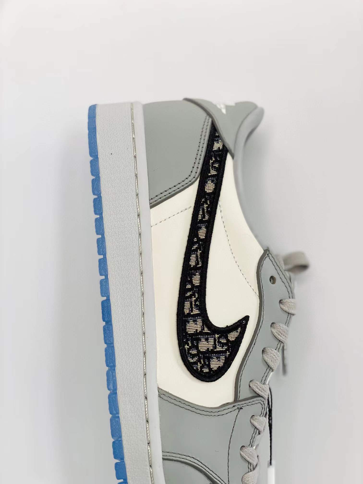 DIOR Air Jordan 1 AJ1 Low OG 大迪奧 白灰 老花  低筒 休闲鞋 男鞋 女鞋 板鞋 CN8607-002