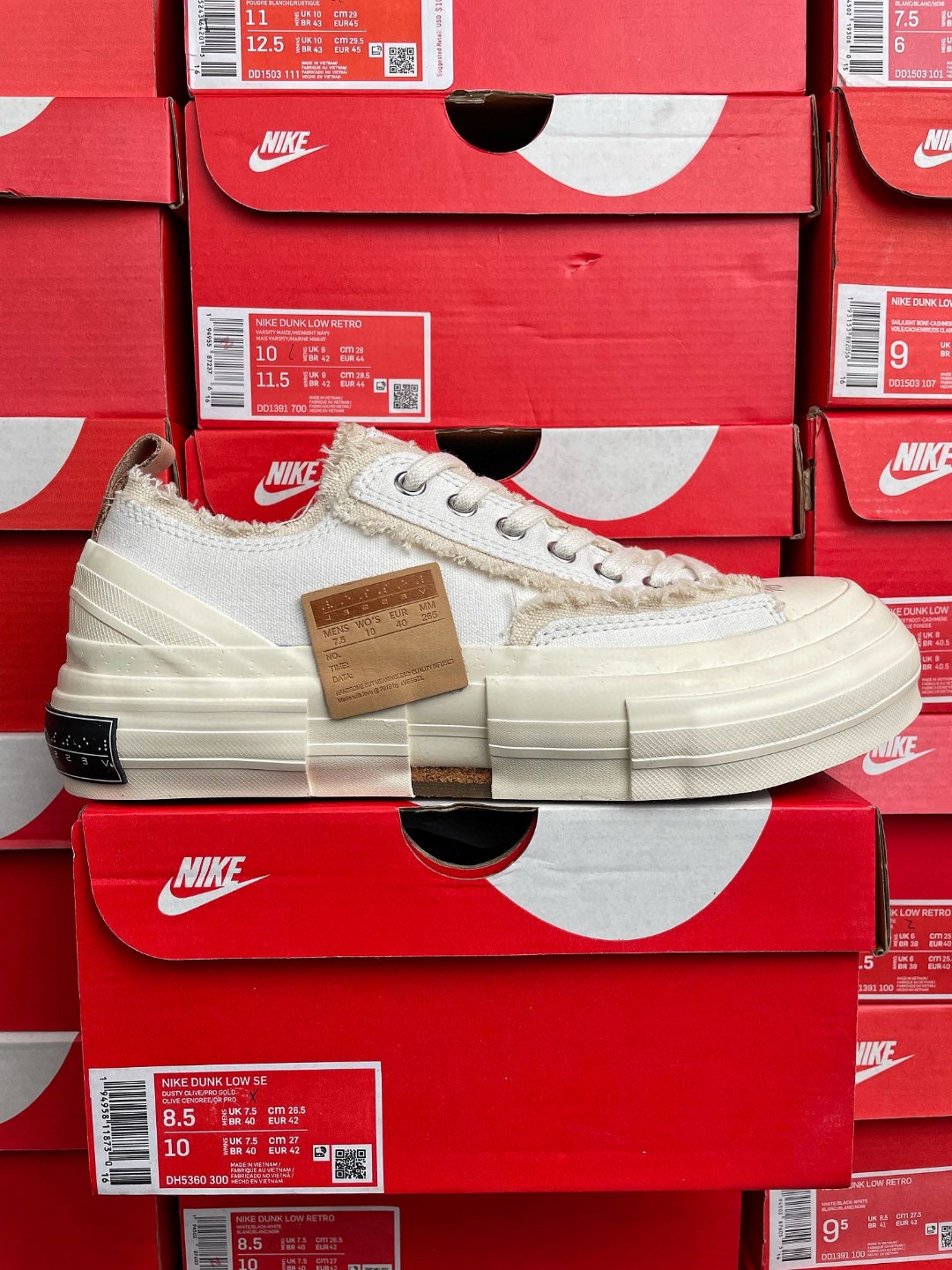 xVESSEL G.O.P. Lows 吴建豪 白色 低筒 硫化鞋 板鞋 休闲鞋 男鞋 女鞋 S20X010W