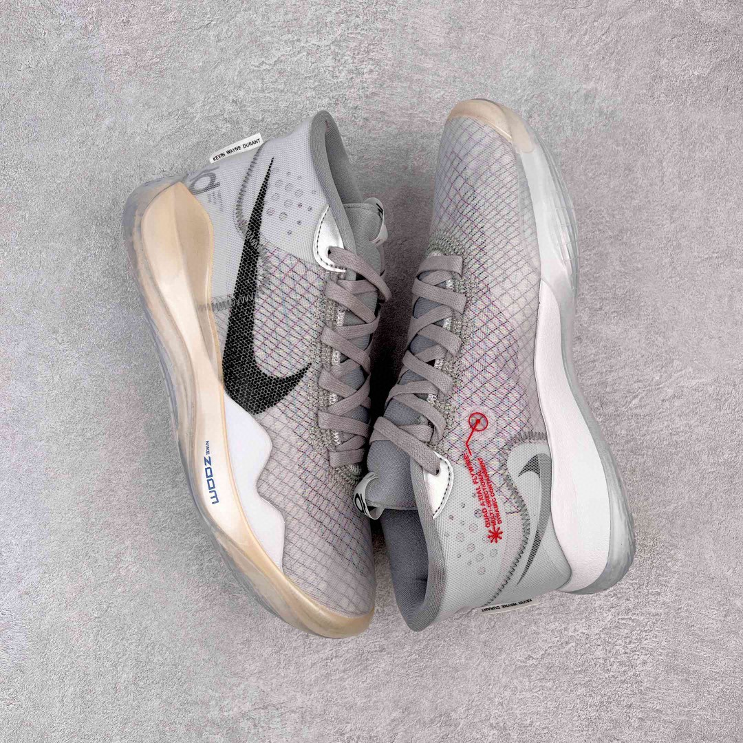 Zoom KD 12 White Wolf  Grey 杜兰特 太极阴阳 灰白 高筒 减震防滑 实战鞋 篮球鞋 运动鞋 男鞋 CK1195-101
