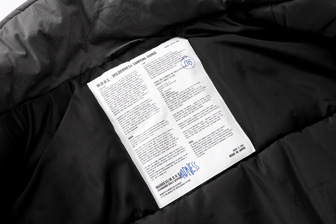 MADNESS PUFFER JACKET 夹棉防风棉服 灰色 夹克 长袖 外套 秋冬款 男女同款