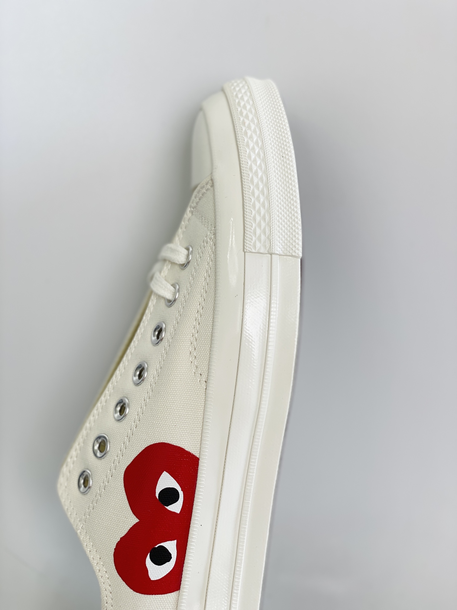 CDG Converse Chuck Taylor All Star 1970S 白色 川久保玲 爱心联名款  低筒 帆布鞋 板鞋 休闲鞋  男鞋 女鞋 150207C