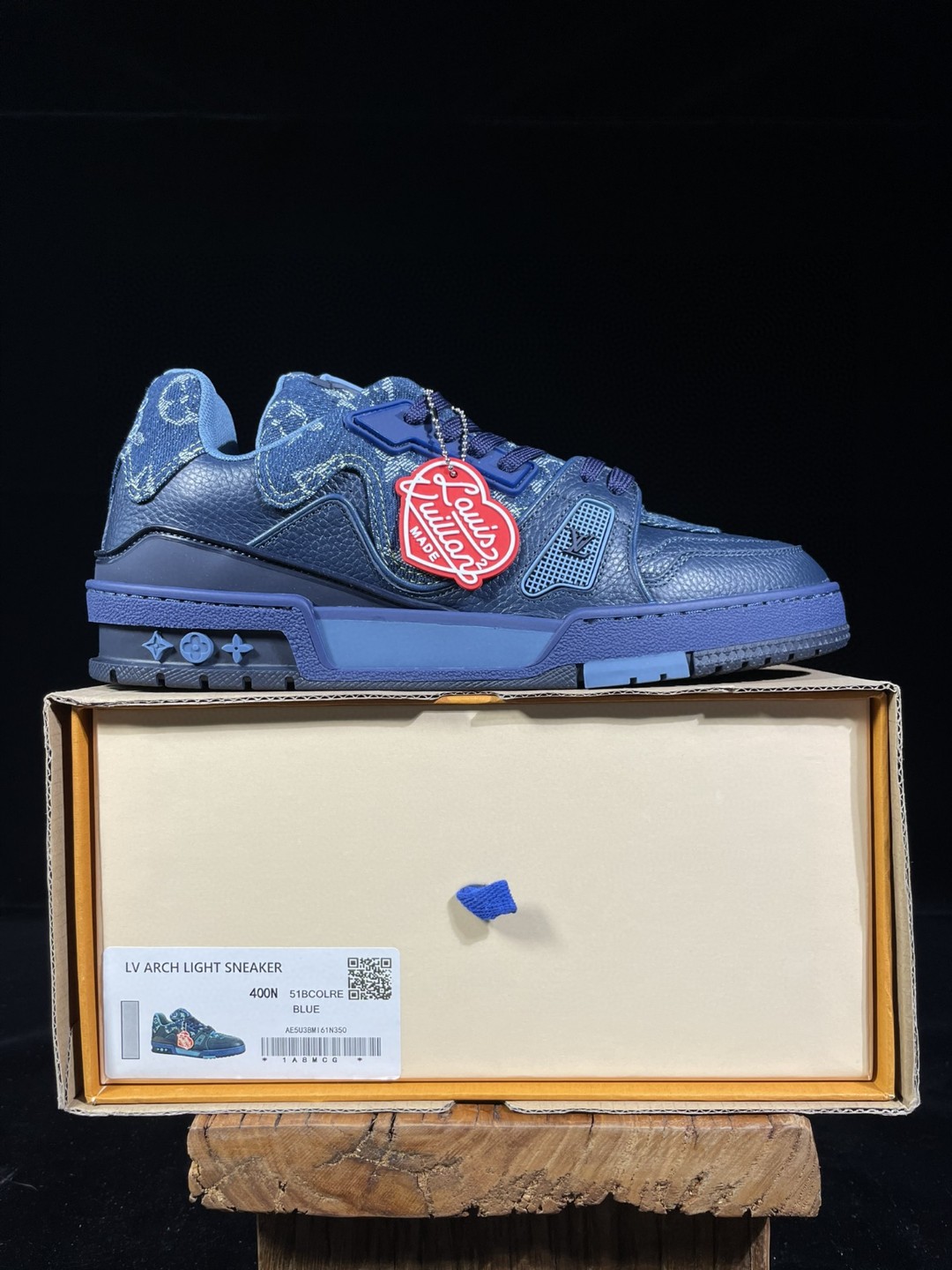 Nigo Louis Vuitton 路易威登  Nigo2 联名款 Trainer 蓝色 低筒 休闲鞋 板鞋 运动鞋 男鞋 女鞋 1A9IQ1