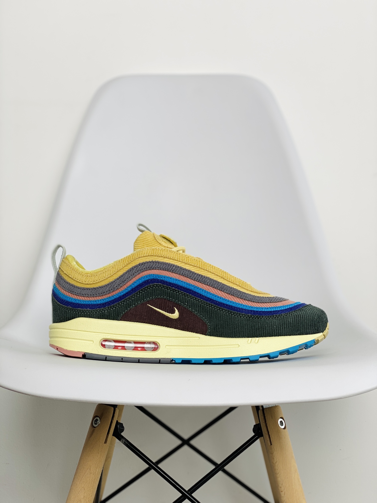 Swan Wotherspoon Air Max 97 灯芯绒 低筒 休闲鞋 板鞋 男鞋 女鞋 AJ4219-400