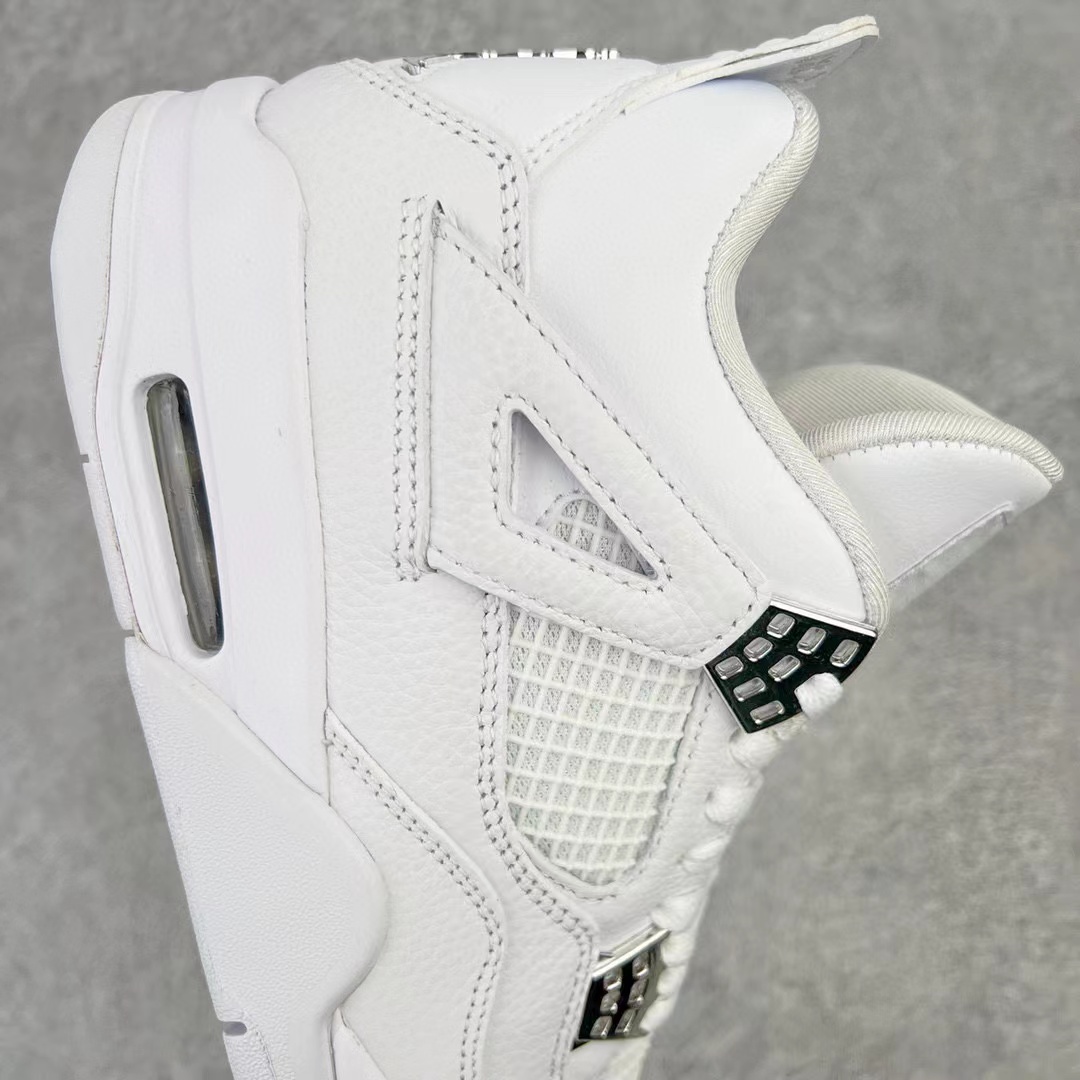 Air Jordan 4 AJ4 Retro Pure Money 纯白 银扣 篮球鞋 运动鞋 休闲鞋 男鞋 女鞋 308497-100