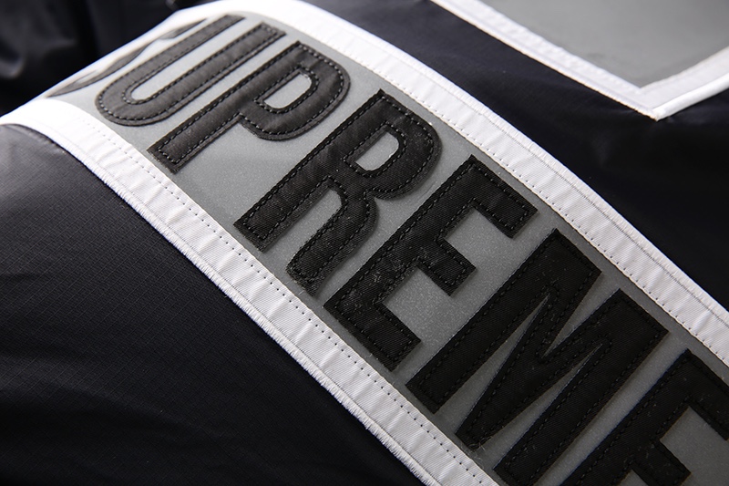 Supreme SS22 Week 5 THE NORTH FACE 联名款 Series Rescue Baltoro Jacket 反光救援印花连帽羽绒服 黑色 外套 长袖 保暖 男女同款 SUP-SS22-183