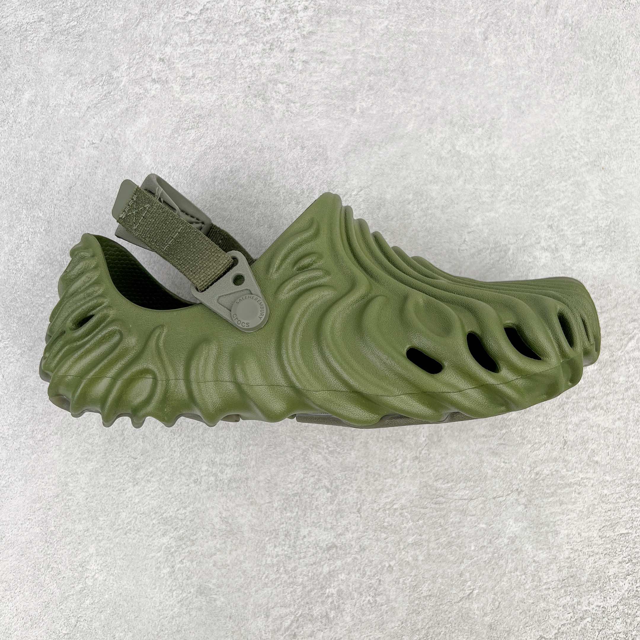 Salehe Bembury Crocs Pollex Clog Cucumber 军绿色 室内外 拖鞋 沙滩鞋  男女同款 207393-309
