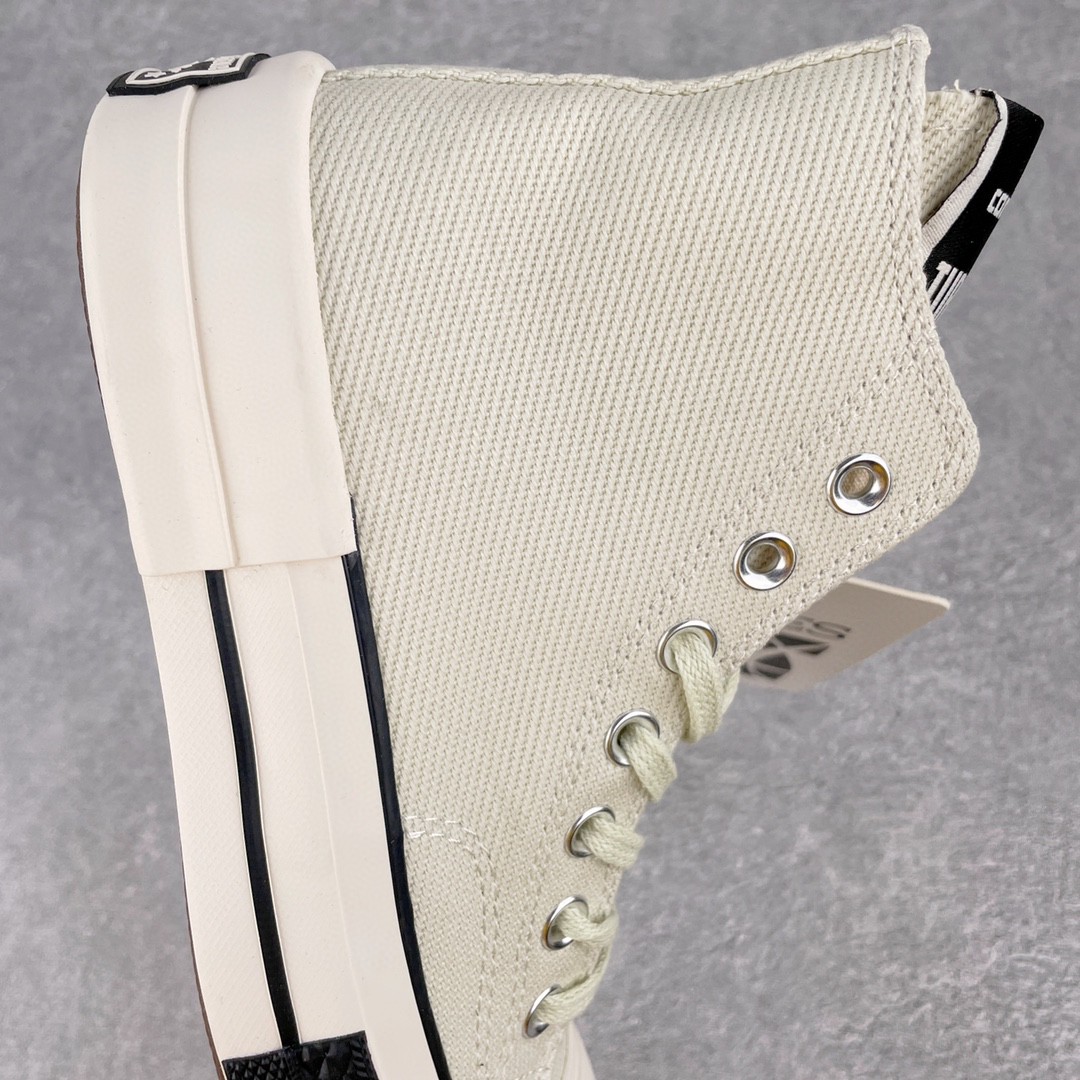 Rick Owens DRKSHDW Converse Turbodrk Chuck Taylor ALL Star 1970S High 白色 高筒 板鞋 休闲鞋 帆布鞋 男鞋 女鞋 172346C