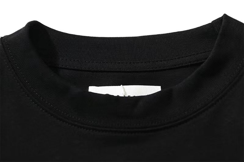 Maison Margiela 马吉拉 纯色胸口口袋 短袖 黑色 白色 T 恤 圆领 套头 夏季 男女同款 