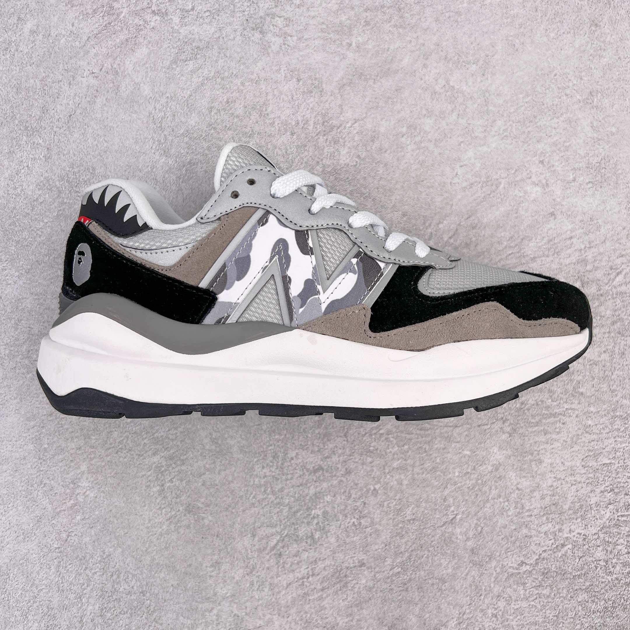 BAPE New Balance  NB5740 黑灰迷彩 低筒 复古慢跑鞋 板鞋 运动鞋 休闲鞋 男鞋 女鞋 M5740BAP